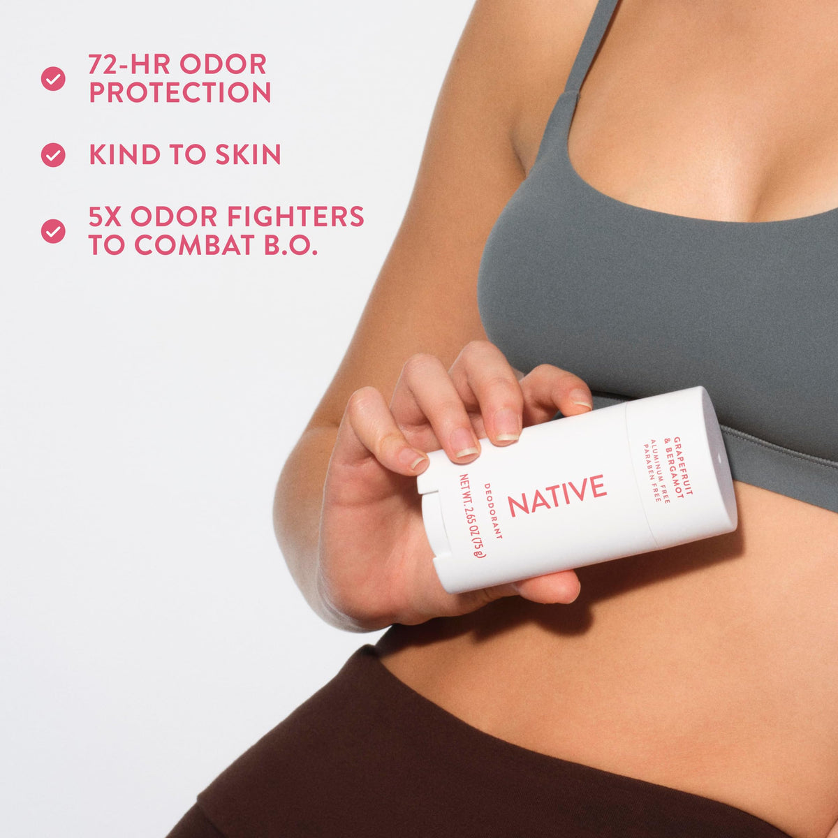 Native Aluminum-Free Deodorant for Women & Men, Coconut & Vanilla, 2.65oz