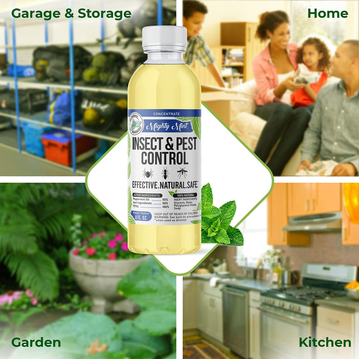 Mighty Mint Peppermint Oil Insect Repellent Spray, 16 oz Father Jim Norris notebooks
