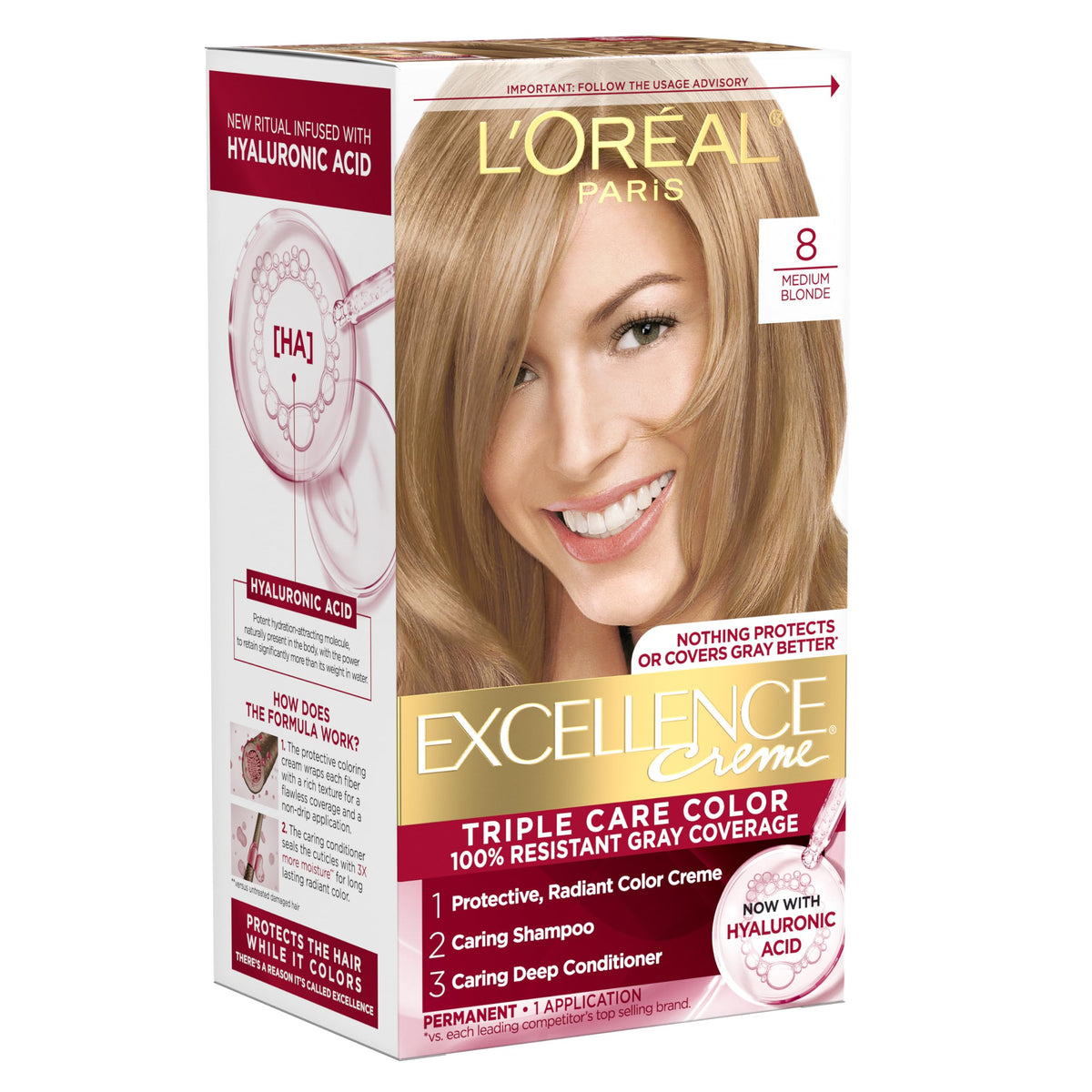 L'Oreal Paris Excellence Crème Hair Color, 4AR Dark Chocolate Brown Father Jim Norris notebooks