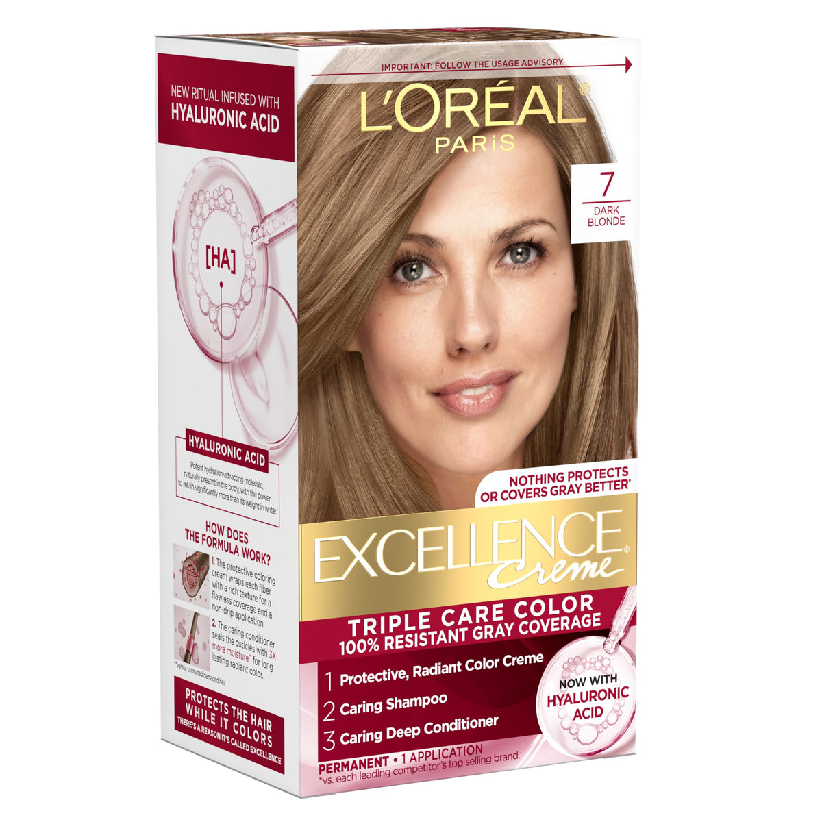 L'Oreal Paris Excellence Crème Hair Color, 4AR Dark Chocolate Brown Father Jim Norris notebooks