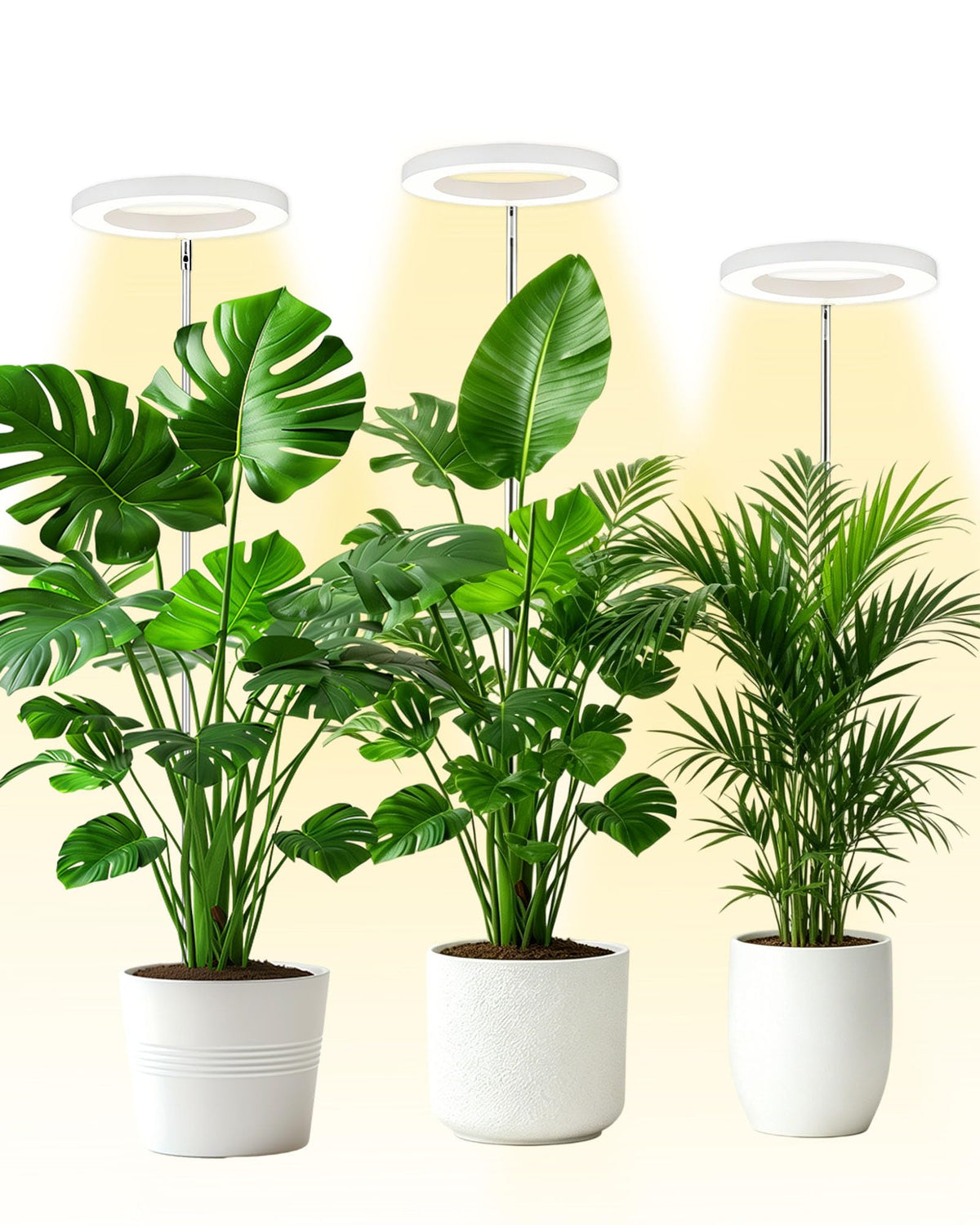 Yadoker 144 LEDs Full Spectrum Plant Grow Light for Indoor Plants,Height Adjustable, 6.3" Aluminum Housing,Automatic Timer with 8/12/16 Hours,10-Level Brightness,Black Plant Light with Base,2 Pack Father Jim Norris notebooks