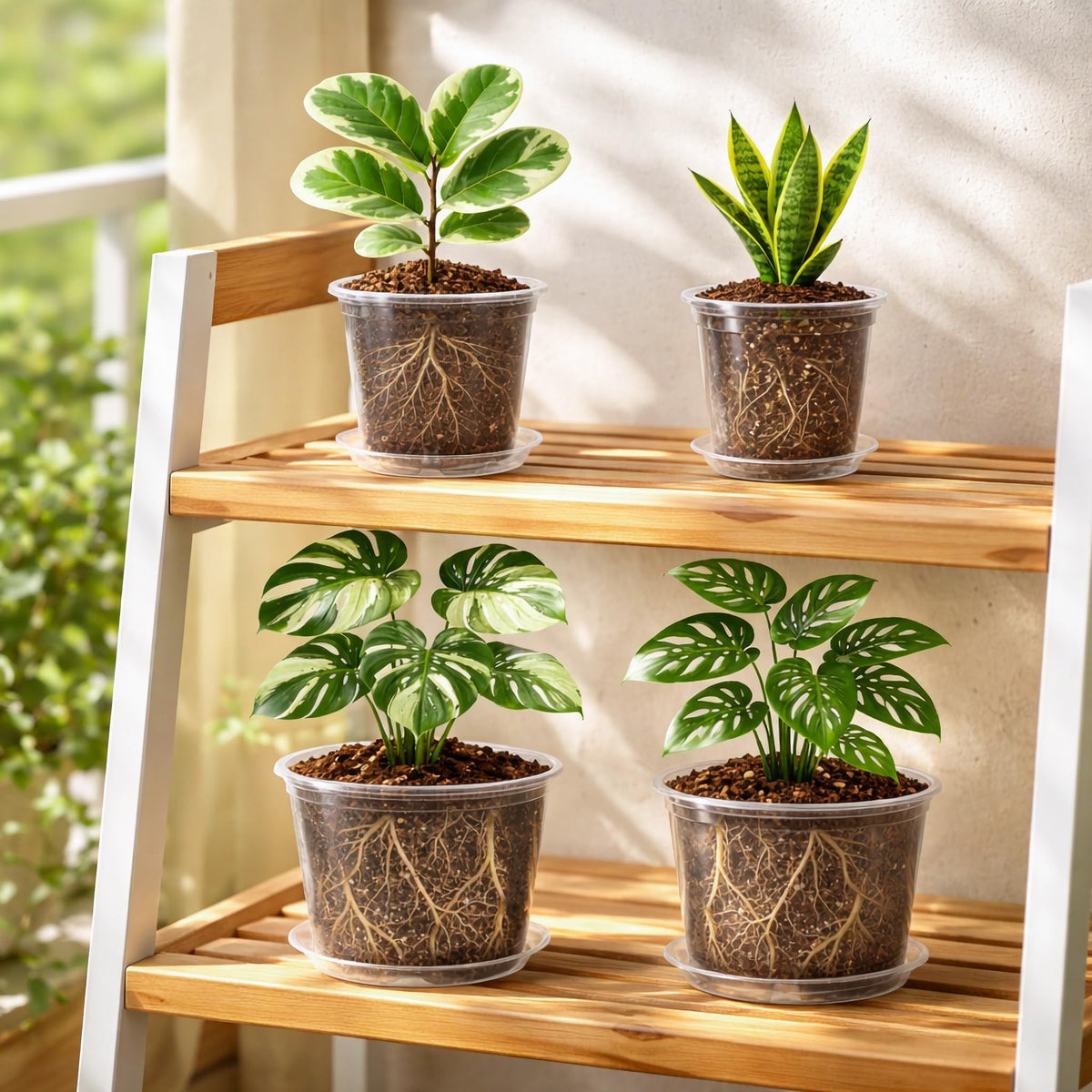 Bluepro Clear Nursery Pots with Humidity Domes, 4 Inch, 30-Pack Father Jim Norris notebooks