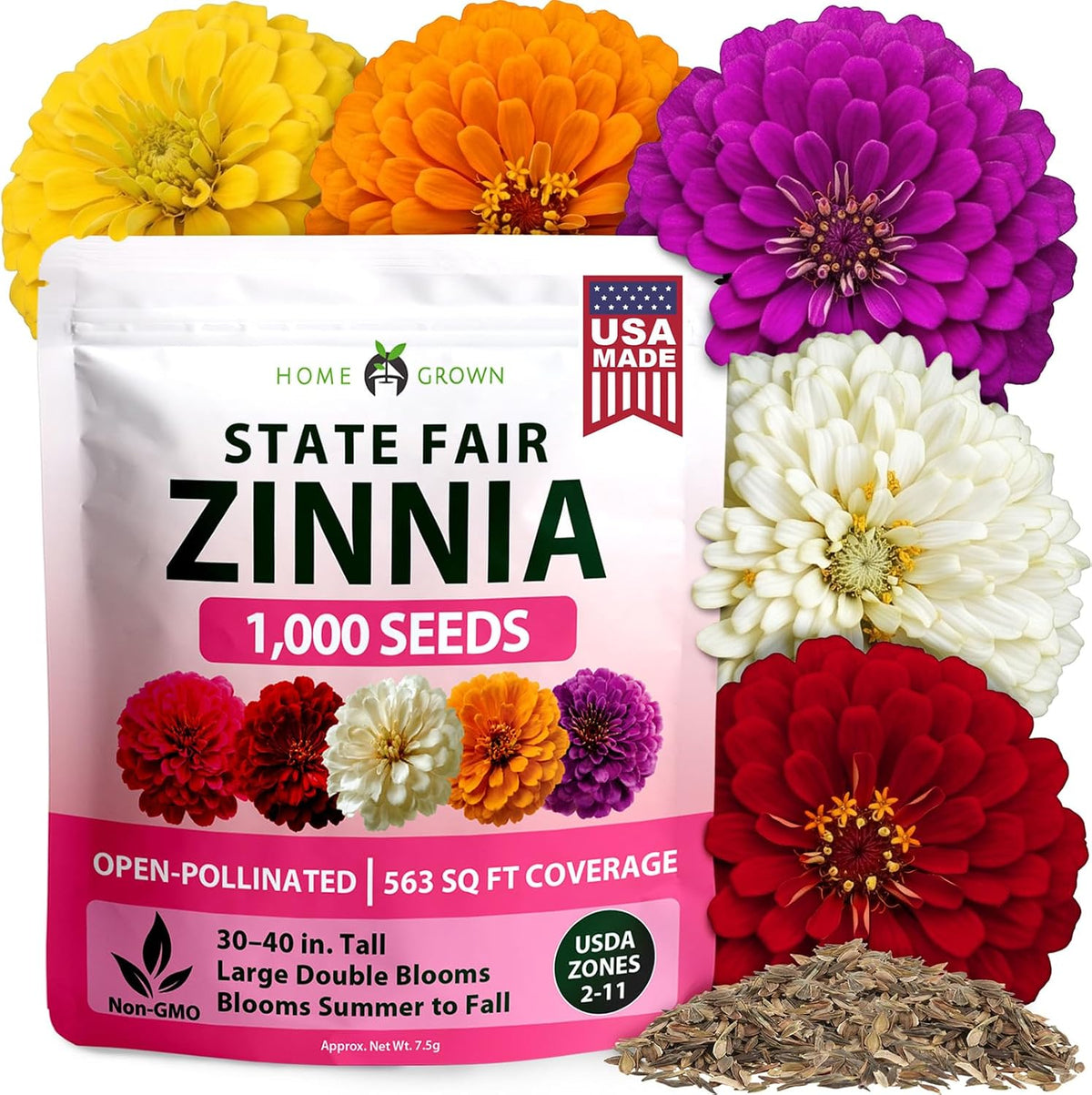 HOME GROWN 15 Herb Seed Variety Kit, 5100+ Seeds, Culinary Herb Kit Father Jim Norris notebooks