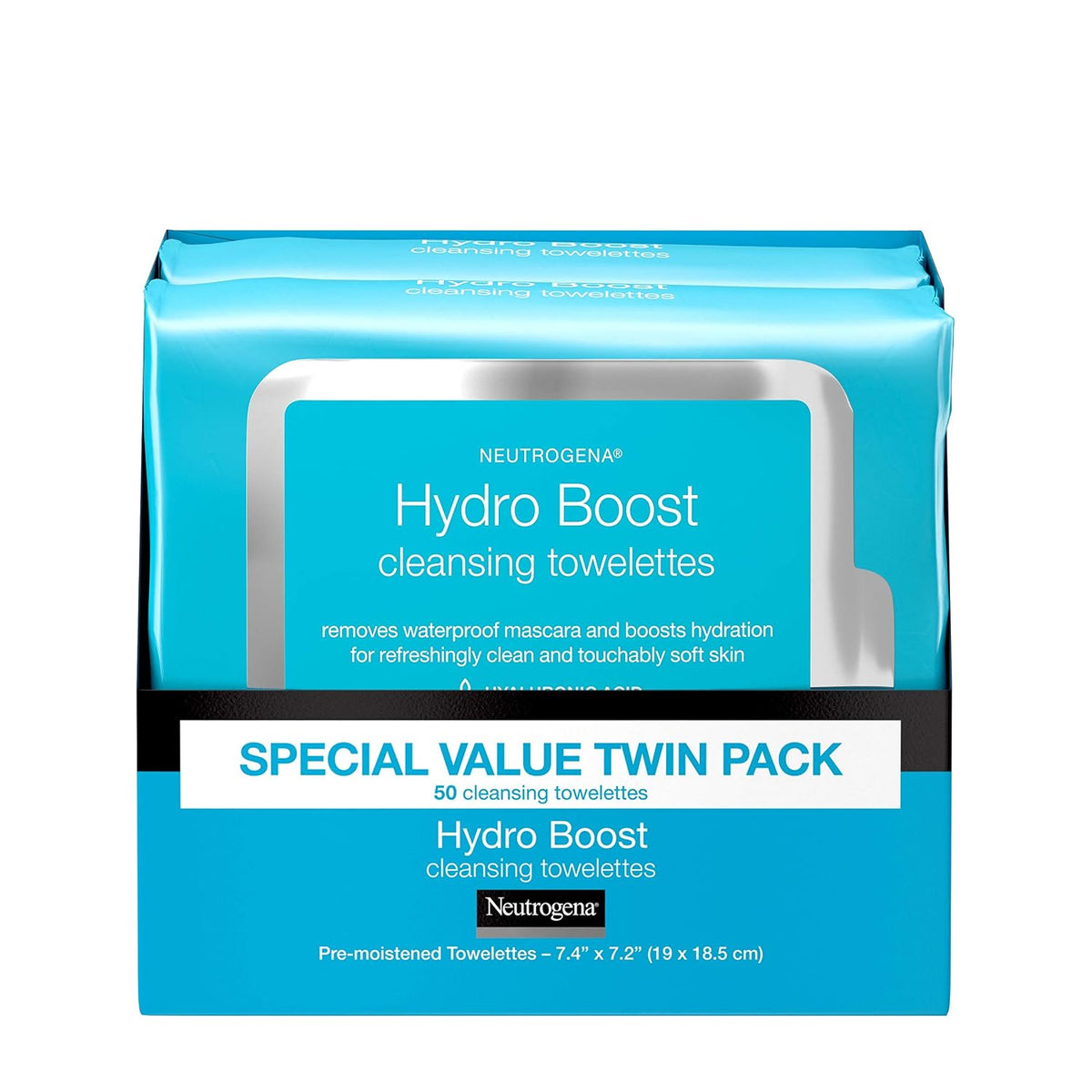Neutrogena Hydro Boost Cleansing Wipes Makeup Remover,