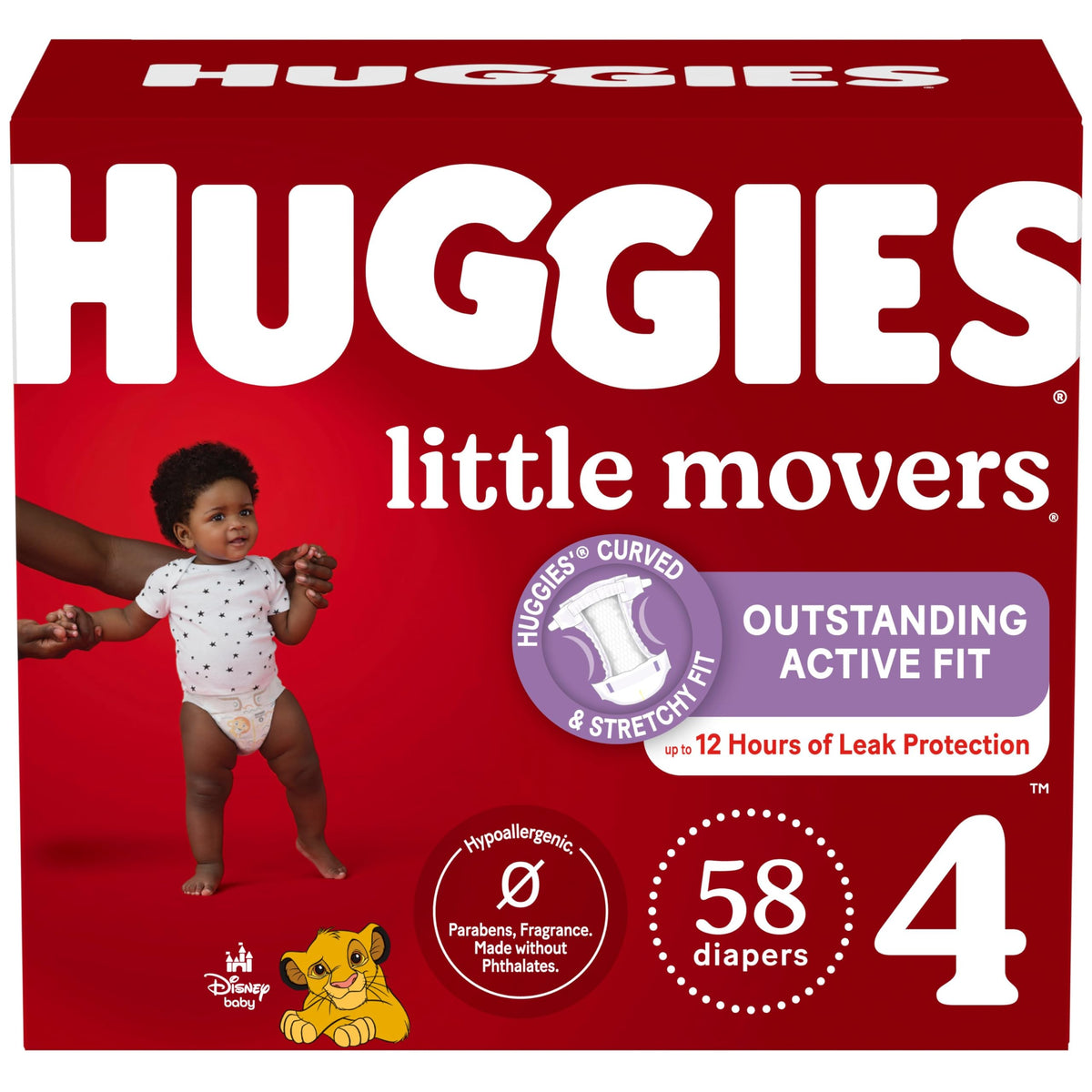 Huggies Little Movers Diapers Size 6, 108 Count (2 Packs of 54)