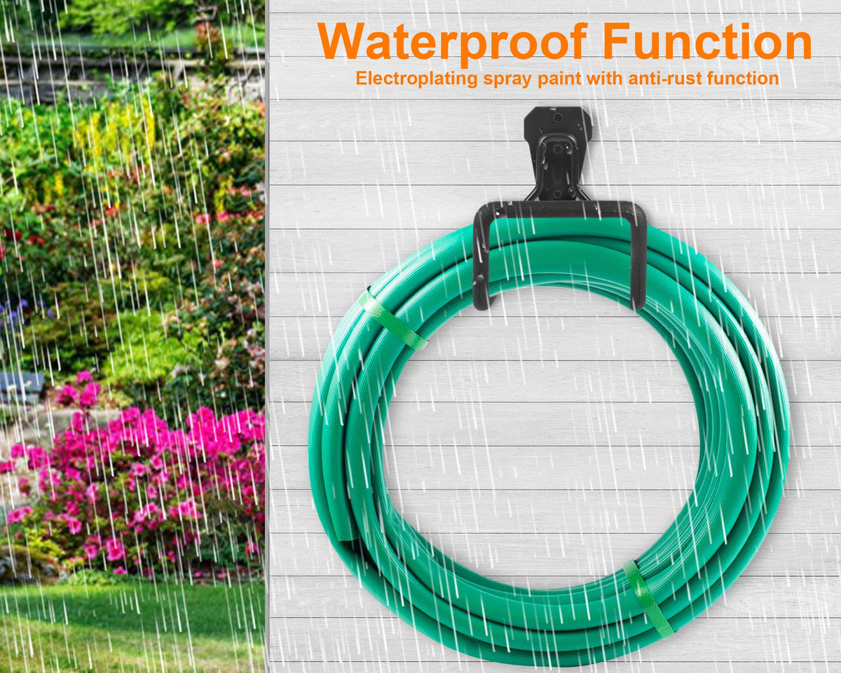 PeoMev Hose Holder Wall Mount Metal Hose Hook Garden Hose Rack Father Jim Norris notebooks
