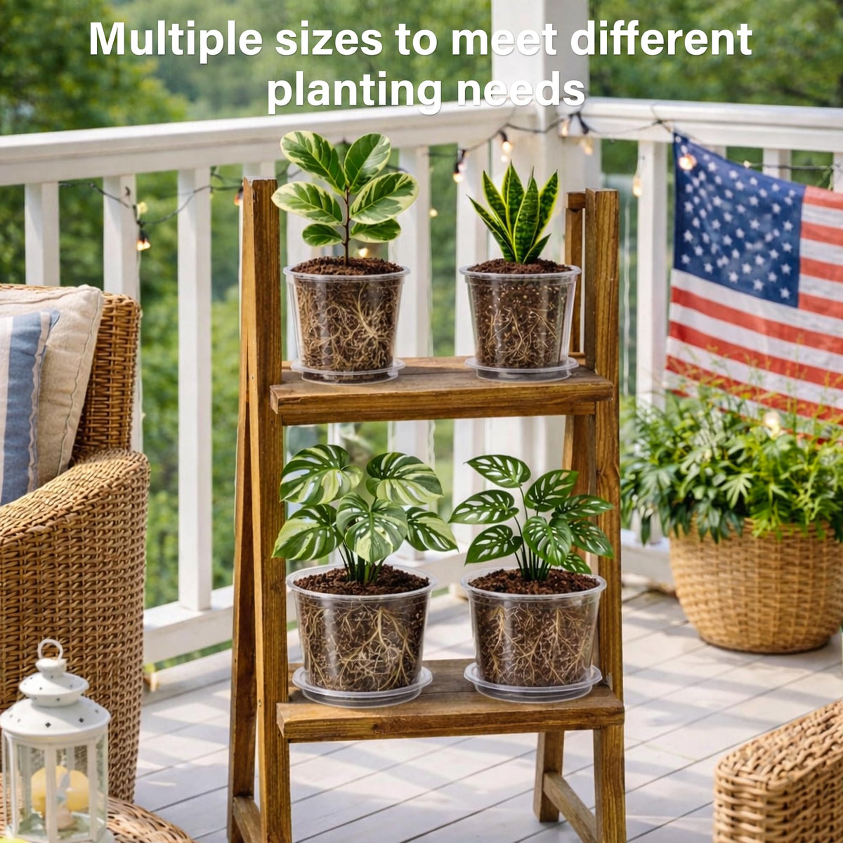 Bluepro Clear Nursery Pots with Humidity Domes, 4 Inch, 30-Pack Father Jim Norris notebooks