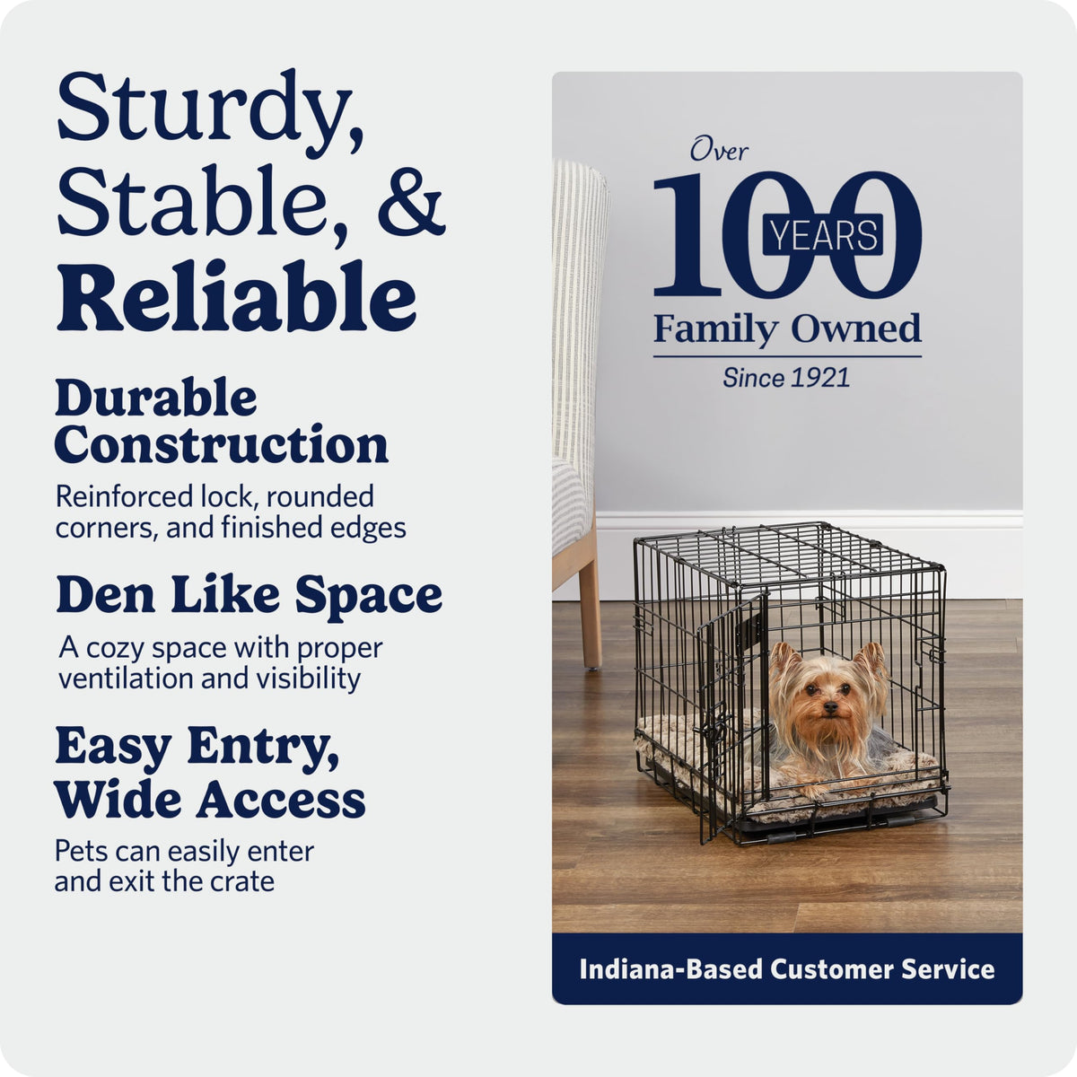 Midwest 36-Inch Single Door iCrate, for Medium-Large Breeds, 41-70 lbs