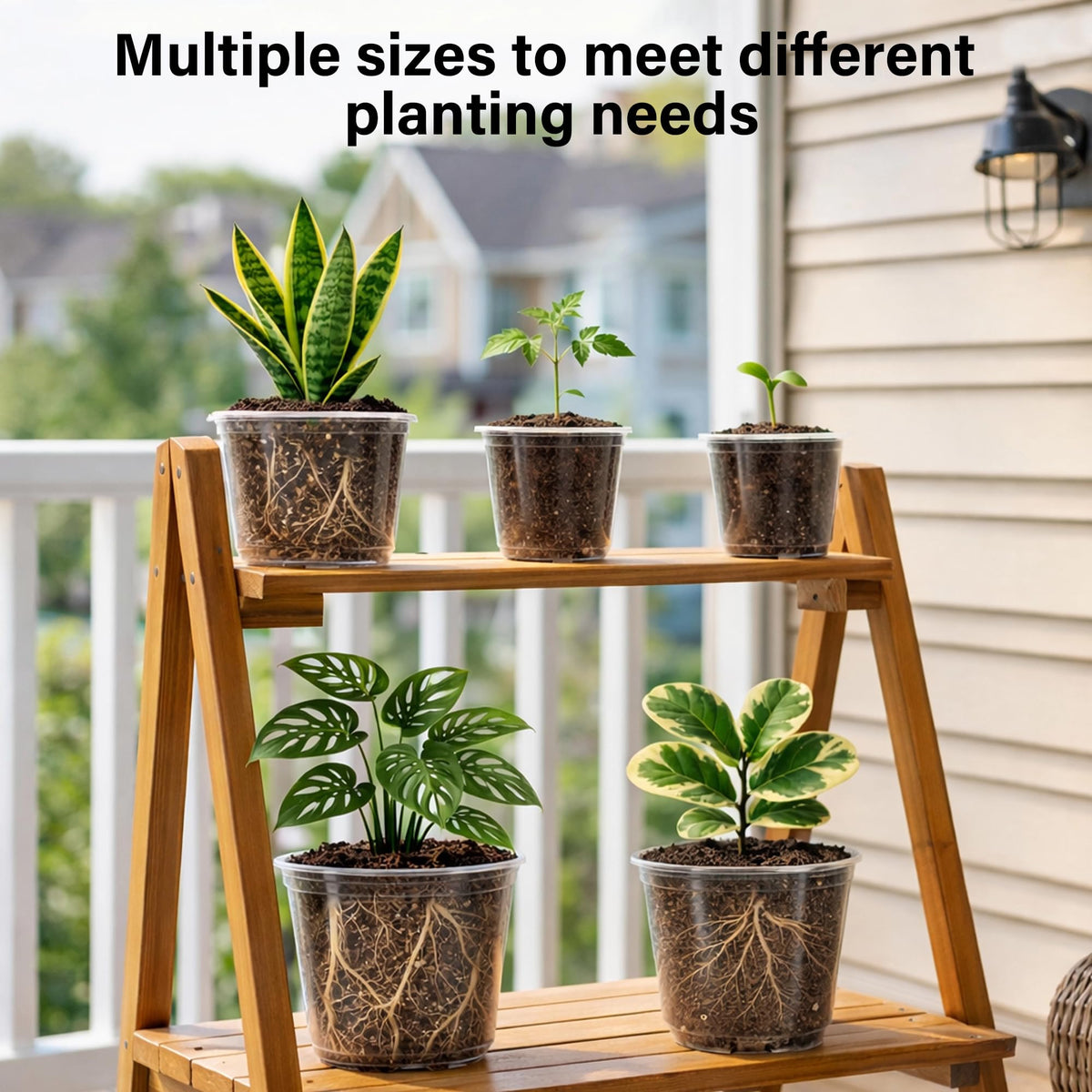 Bluepro Clear Nursery Pots with Humidity Domes, 4 Inch, 30-Pack Father Jim Norris notebooks