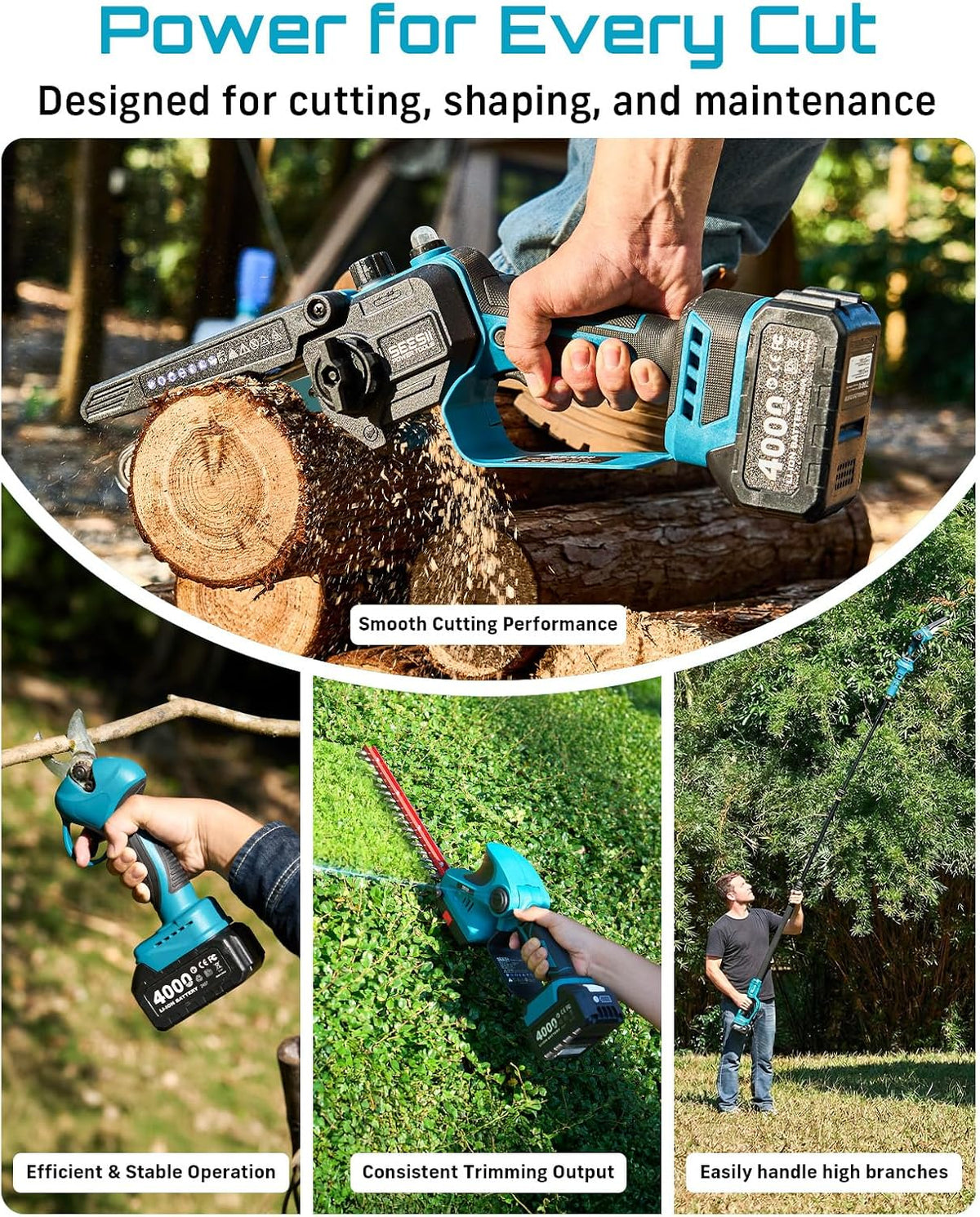 SEESII Flagship 8-Inch Cordless Mini Chainsaw, Upgraded Brushless Motor Father Jim Norris notebooks