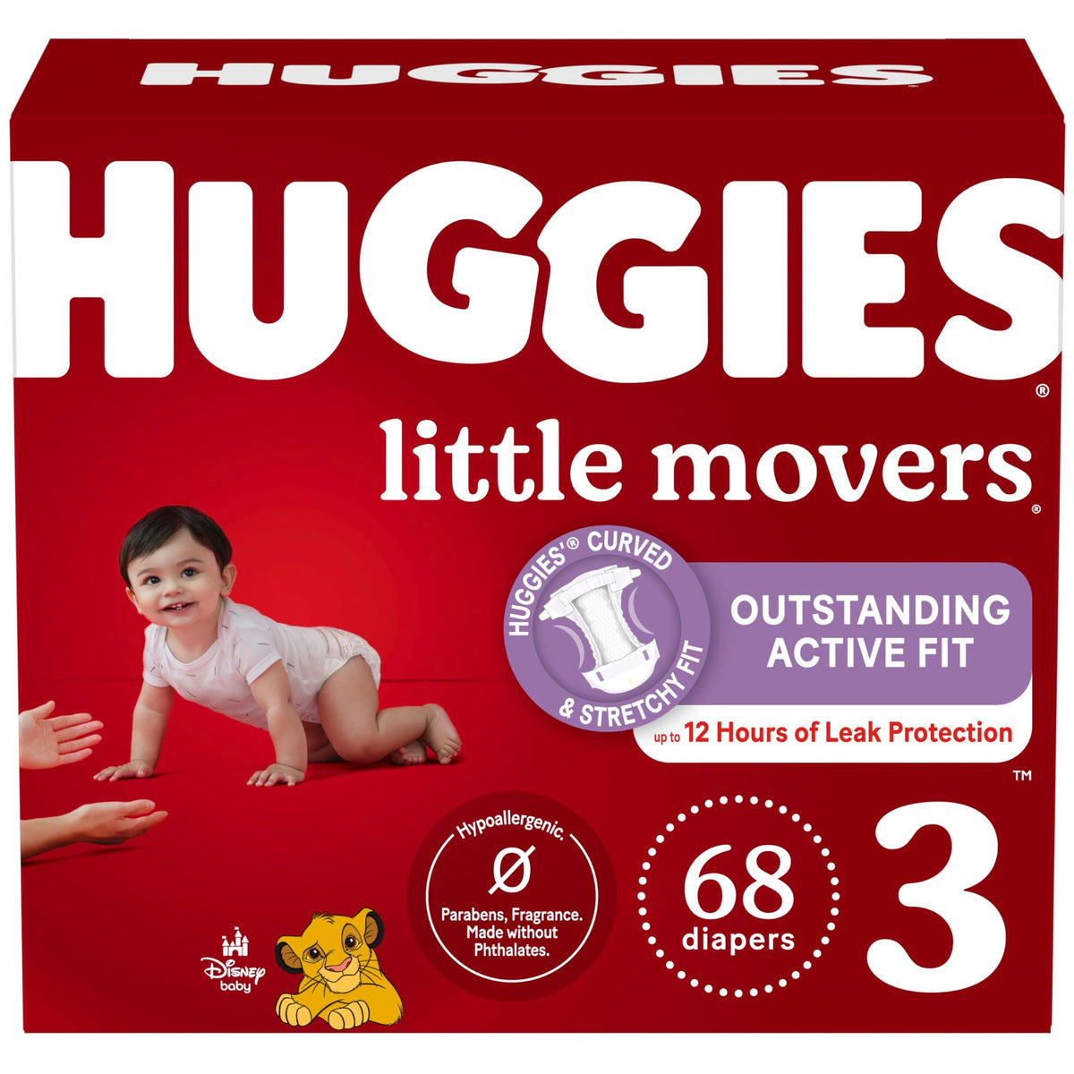 Huggies Little Movers Diapers Size 6, 108 Count (2 Packs of 54)