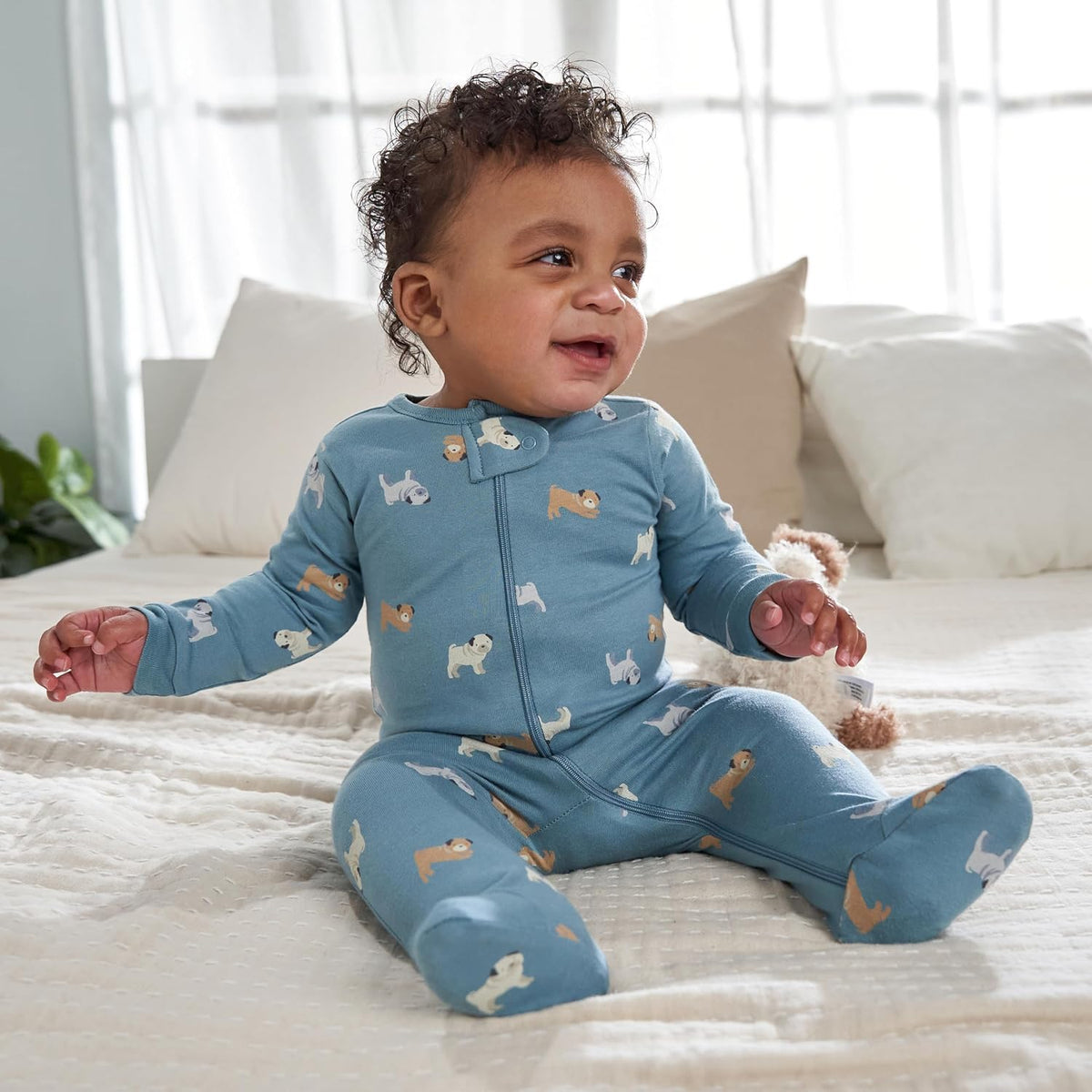 Gerber Baby Boys' 4 Pack Sleep 'N Play Footie