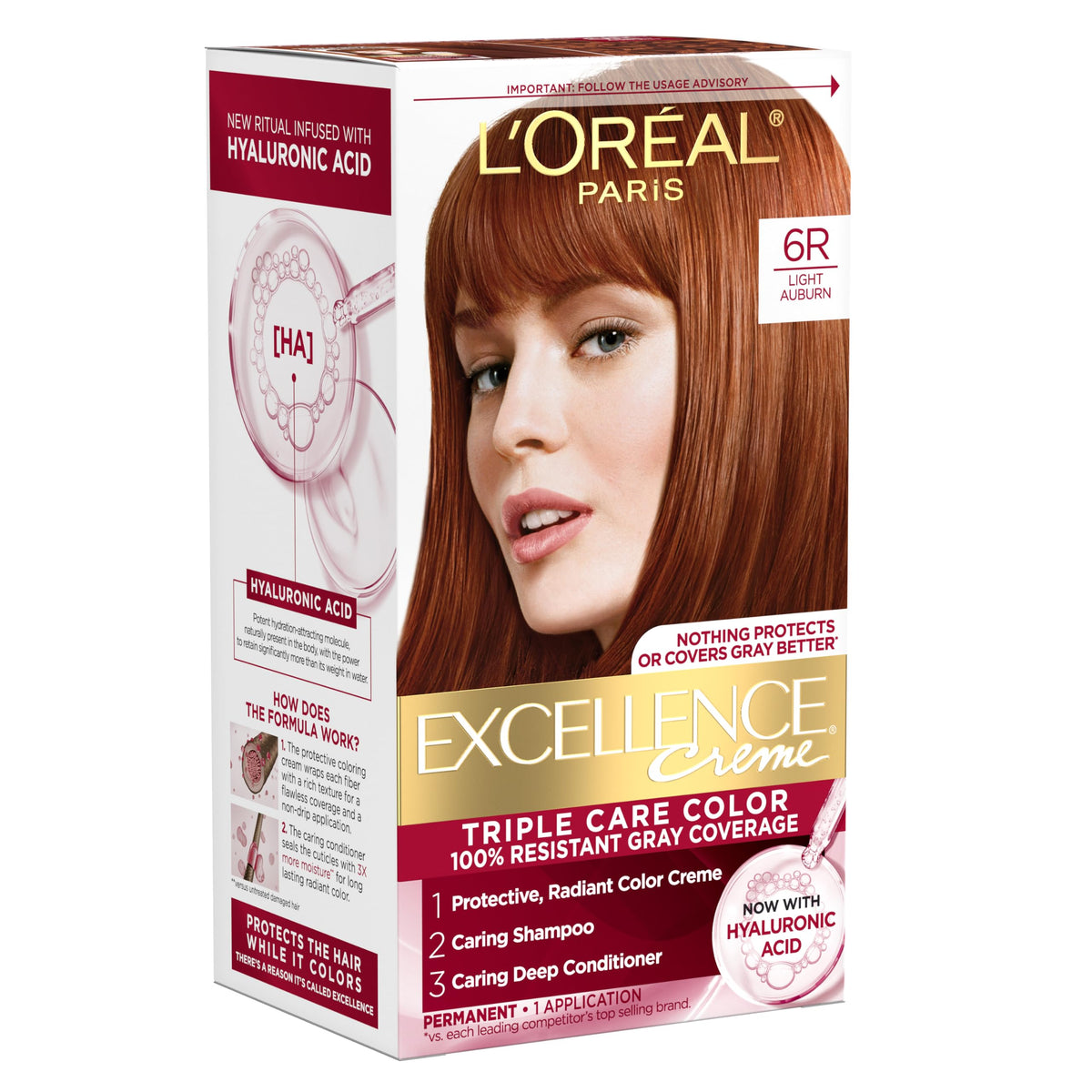 L'Oreal Paris Excellence Crème Hair Color, 4AR Dark Chocolate Brown Father Jim Norris notebooks