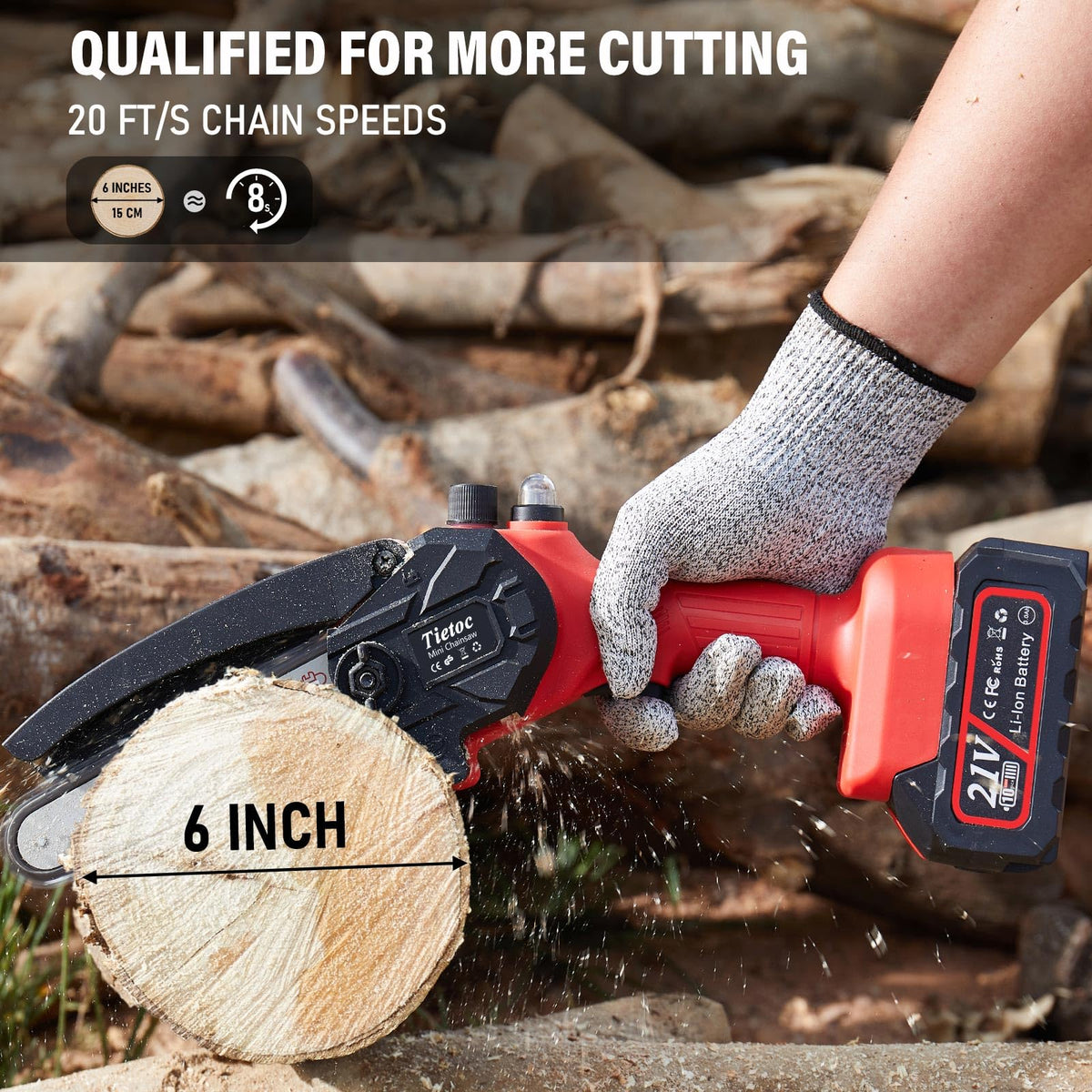 TIETOC 2-in-1 Brushless Pole Saw for Tree Trimming – 8" Mini Electric Chainsaw with 2×4000mAh Batteries, Auto Oiling, Tool-Free Adjustment,Cordless Battery Powered Saw for Home Garden Branch Cutting Father Jim Norris notebooks