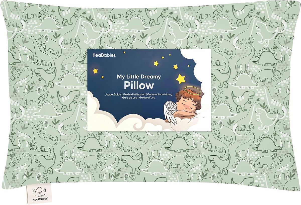 Toddler Pillow with Pillowcase, 13x18 My Little Dreamy Pillow (ABC Land)