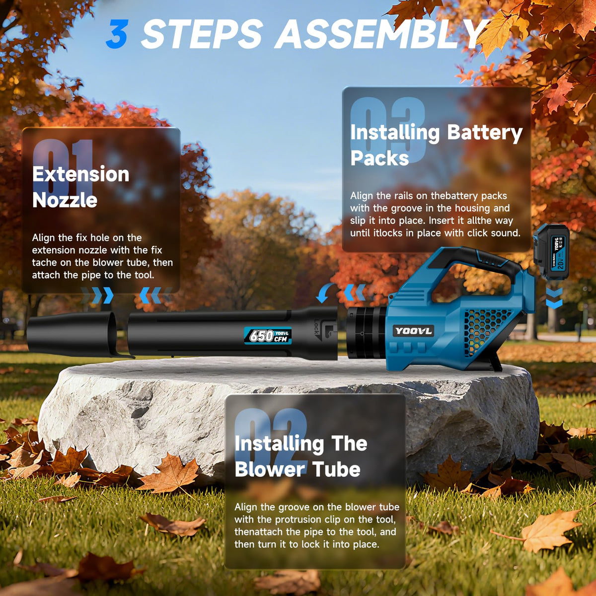 Leaf Blower Cordless, 650CFM Electric Leaf Blowers with 2 x 5.2Ah Batteries and Charger, 3 Speed Modes, 1 x Adjustable Shoulder Strap, Powerful Snow Blowers for Lawn Care, Patio, Dust, Blowing Leaves Father Jim Norris notebooks