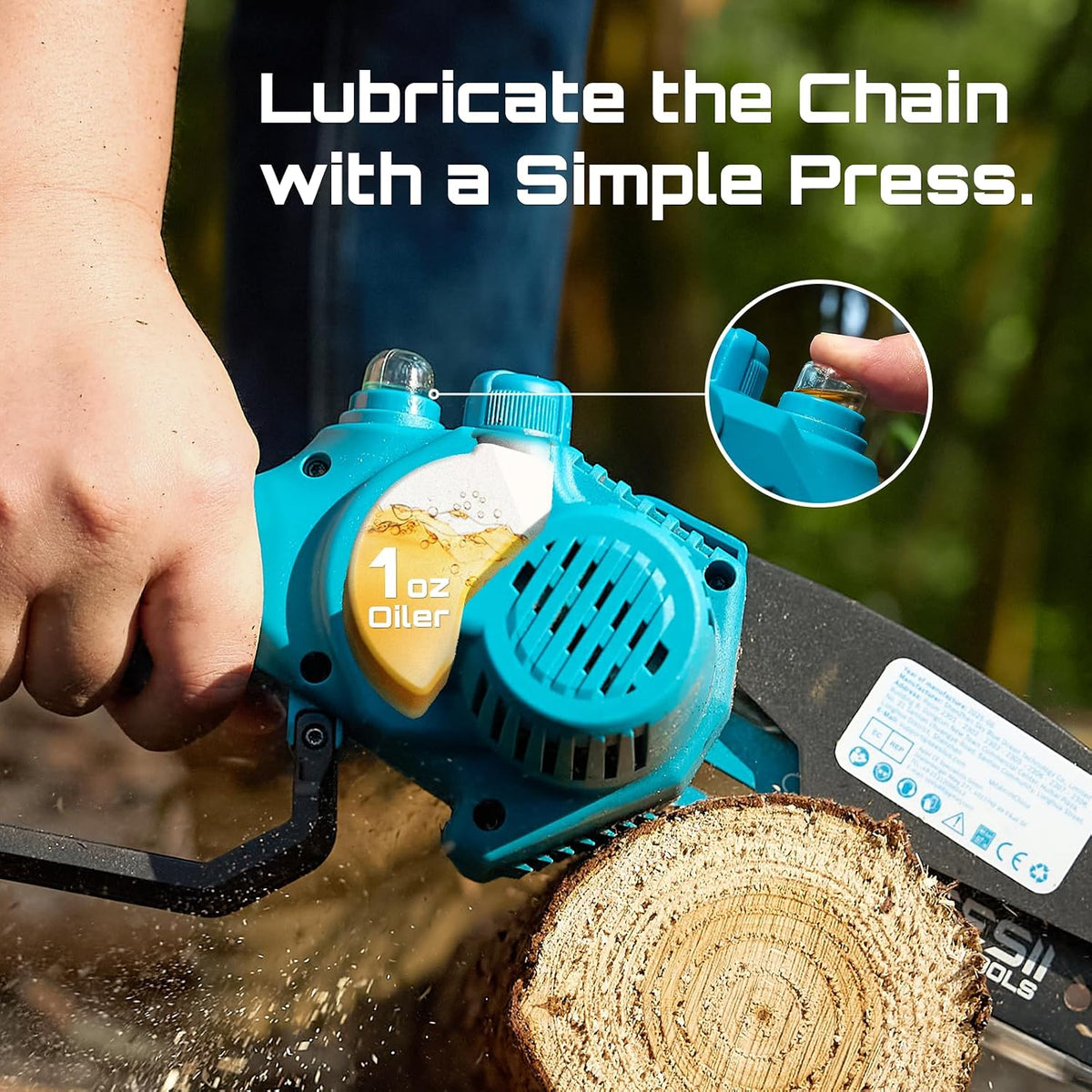 SEESII Flagship 8-Inch Cordless Mini Chainsaw, Upgraded Brushless Motor Father Jim Norris notebooks