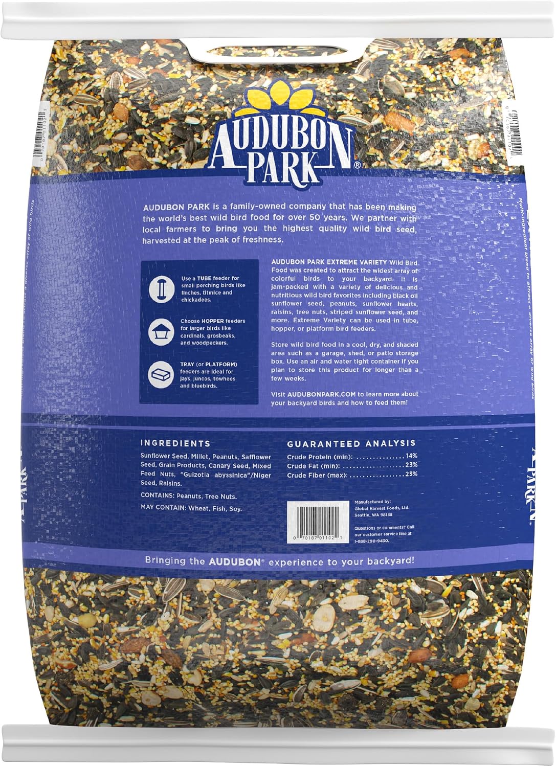 Audubon Park Extreme Variety Wild Bird Seed for Outside Feeders, 15-lb. Bag Father Jim Norris notebooks