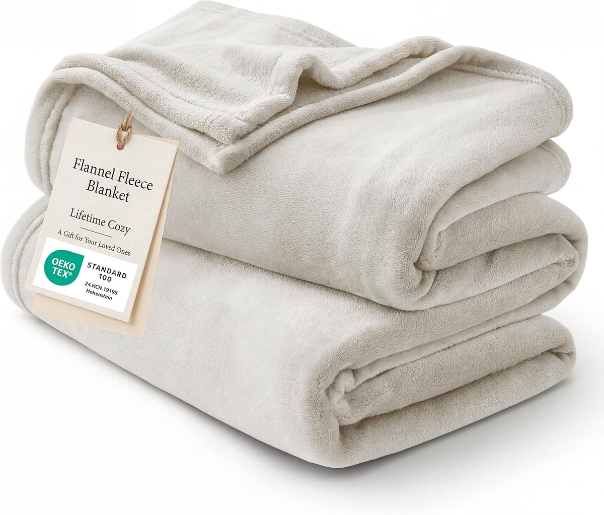 Bedsure Fleece Bed Blankets Queen Size Grey - Soft Cozy Warm Halloween Fall Throw Blanket Lightweight Room Home Decor, Christmas Decorations Gifts for Women and Men, 90x90 inches
