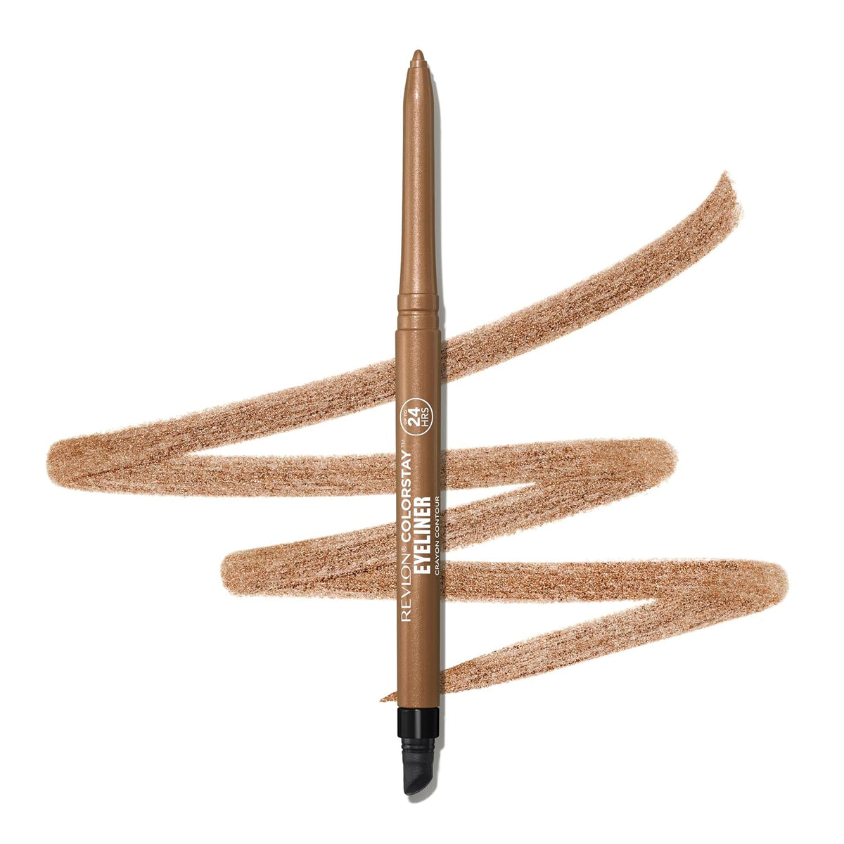 REVLON ColorStay Pencil Waterproof Eyeliner, 204 Charcoal, 0.01 oz