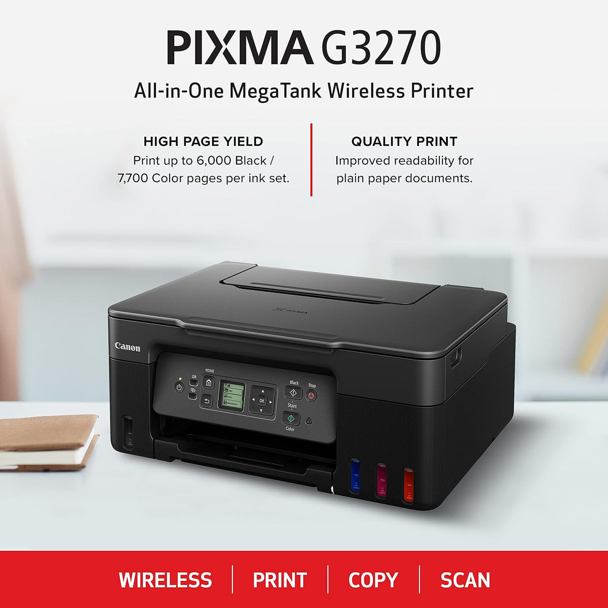 Canon MegaTank G3270 All-in-One Wireless Color Printer Father Jim Norris notebooks
