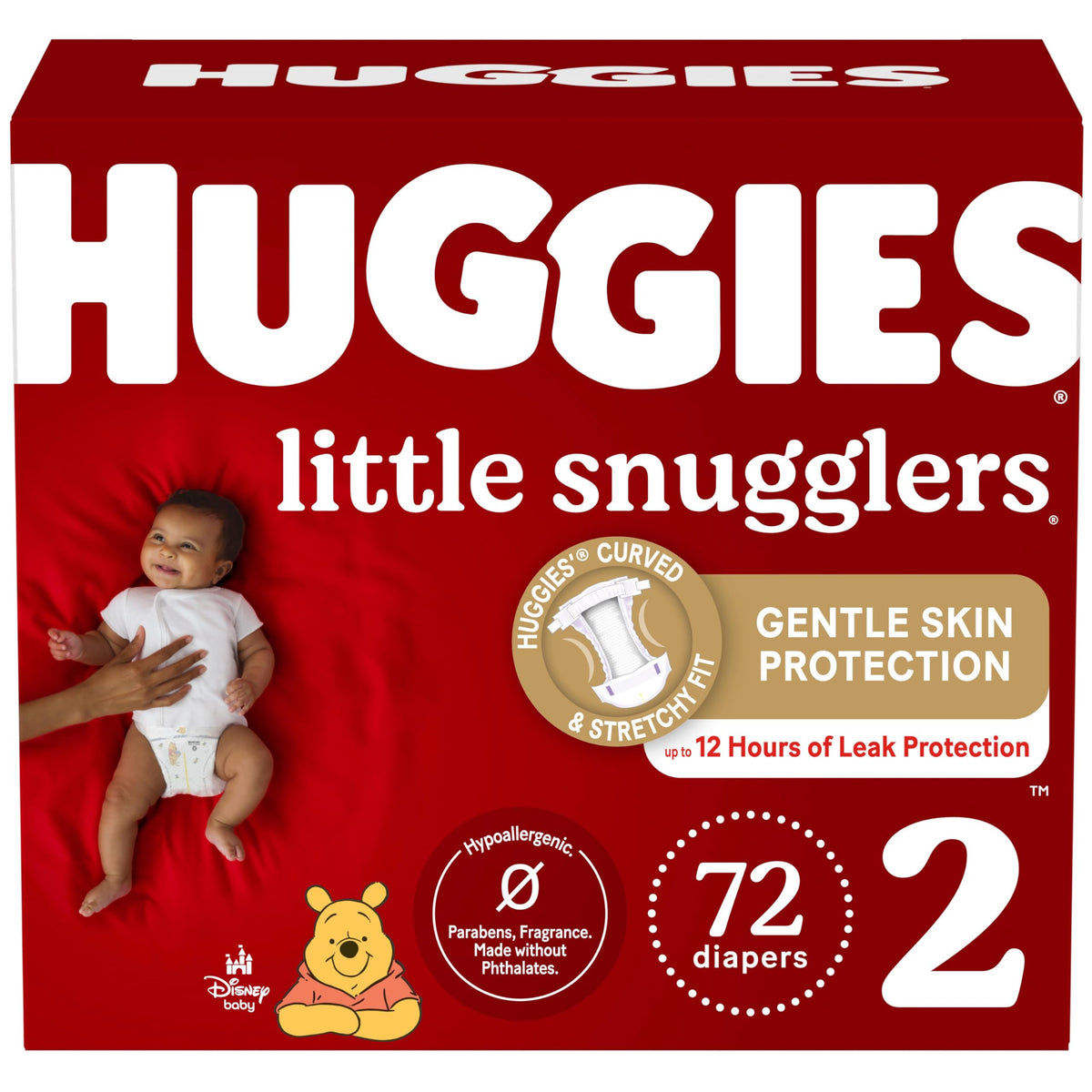 Huggies Little Snugglers Newborn Diapers, 144 Count