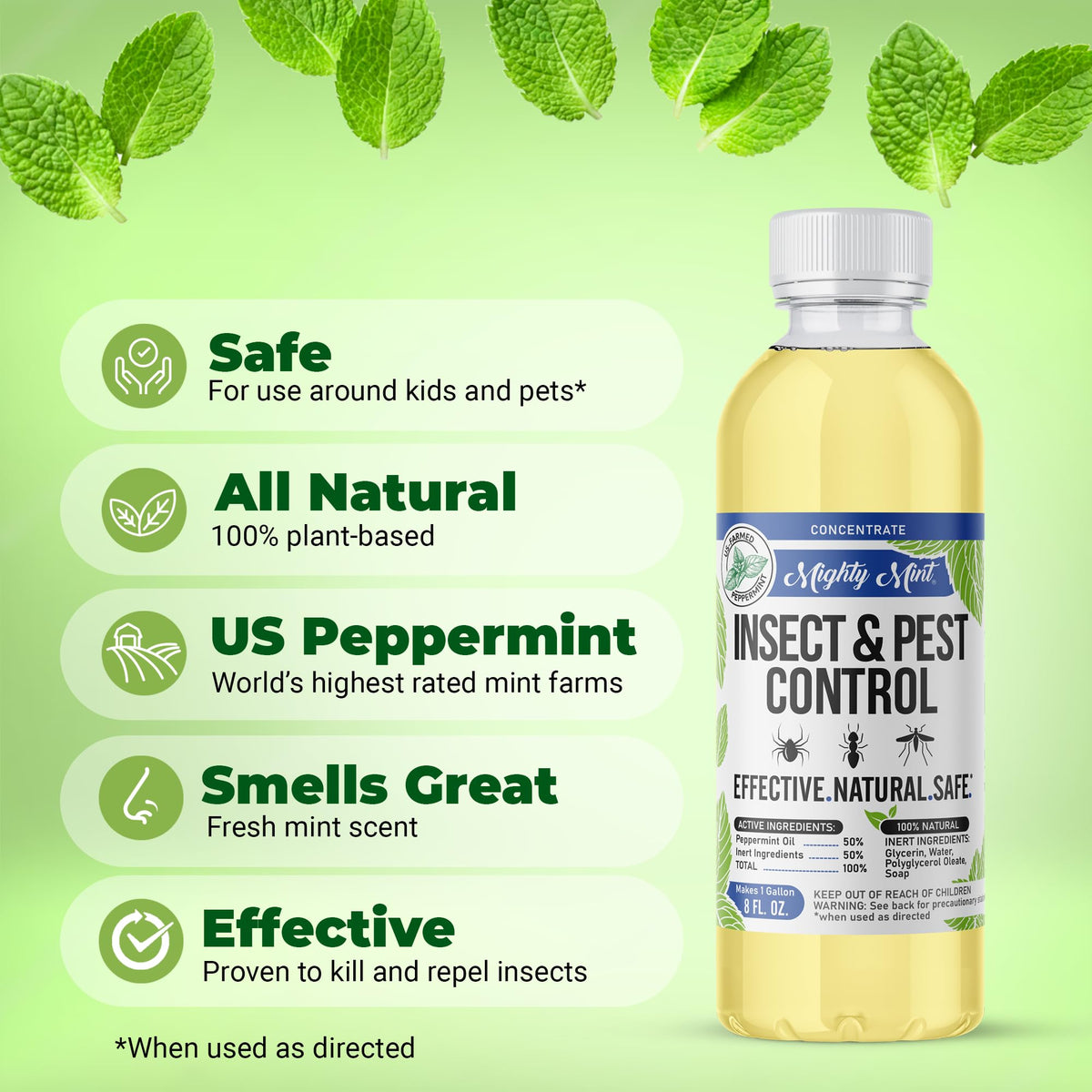 Mighty Mint Peppermint Oil Insect Repellent Spray, 16 oz Father Jim Norris notebooks
