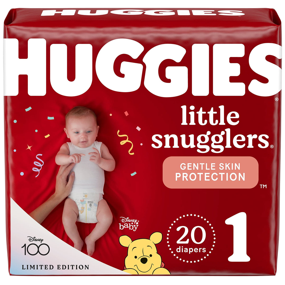 Huggies Little Snugglers Newborn Diapers, 144 Count