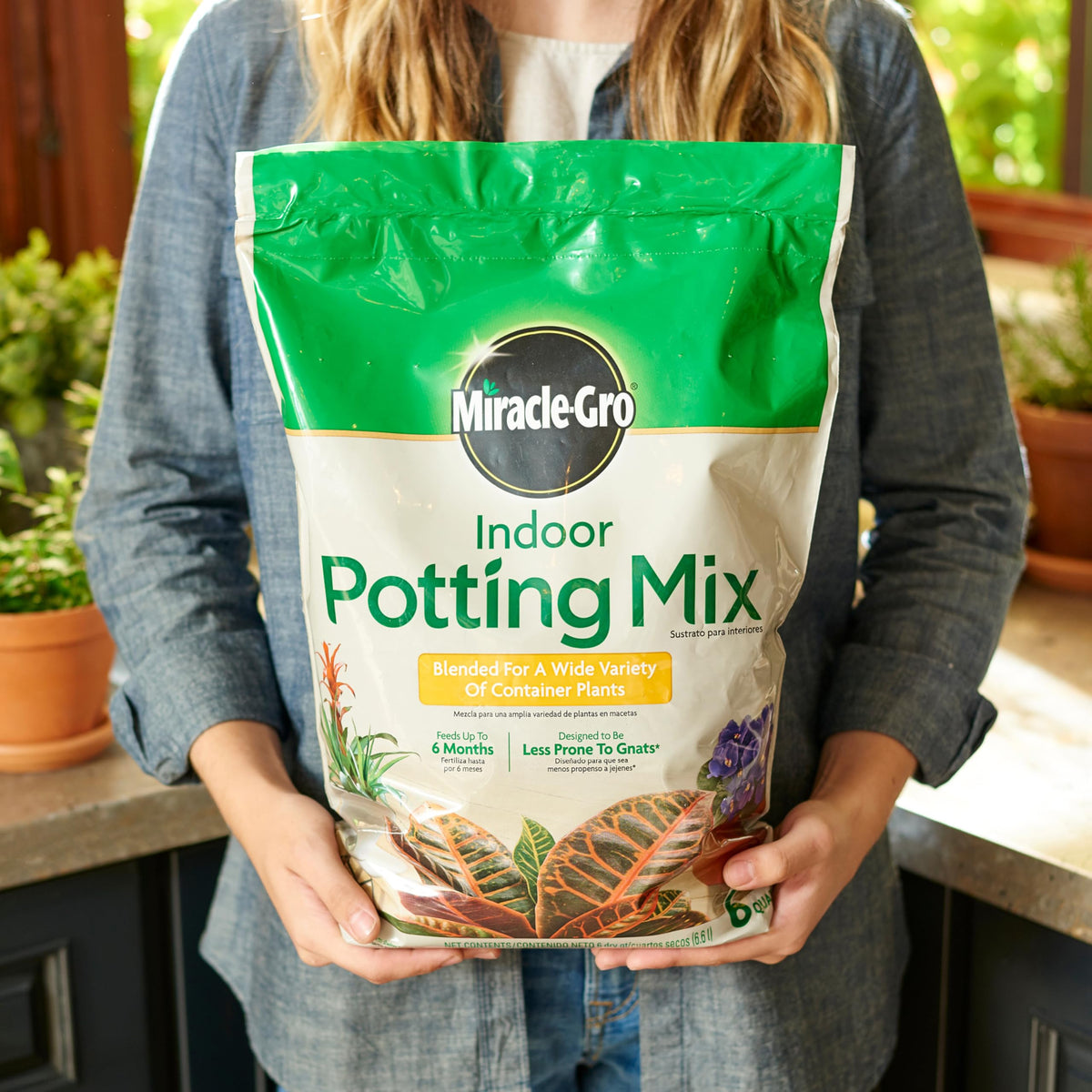 Miracle-Gro Indoor Plant Grow, Feed & Protect Houseplant Care Bundle Father Jim Norris notebooks