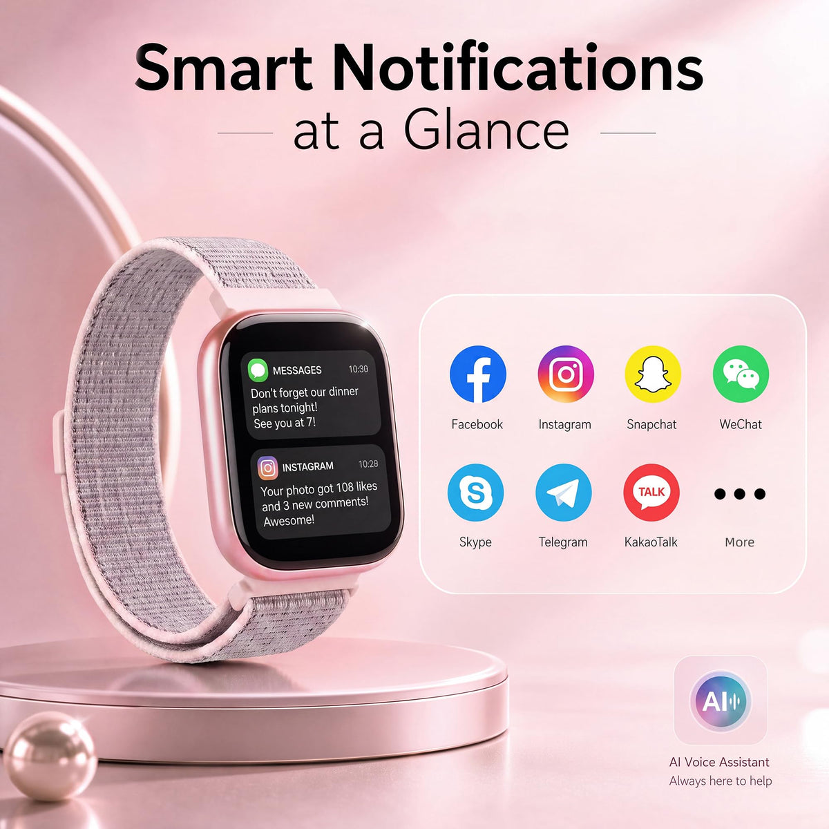 Smart Watch for Women, 1.83"HD Fitness Trackers with Answer/Calls, 2 Bands Father Jim Norris notebooks