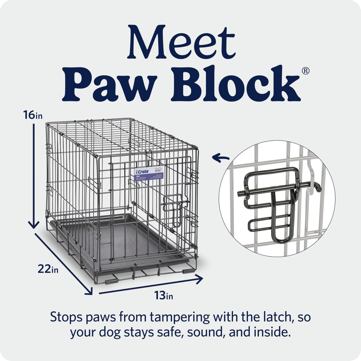 Midwest 36-Inch Single Door iCrate, for Medium-Large Breeds, 41-70 lbs