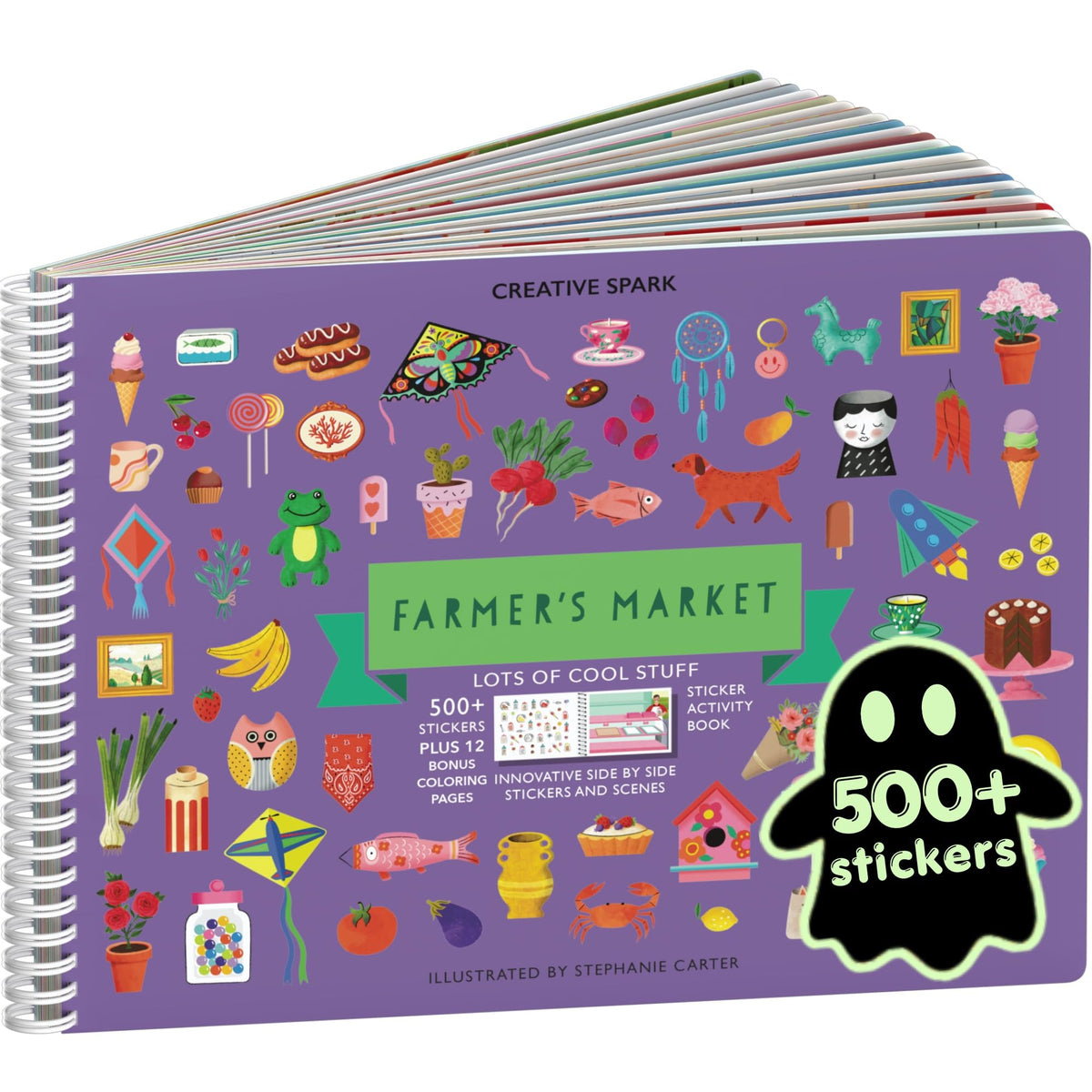 Cupkin Animal Habitats Sticker Book | 12 Coloring & Activity, 500+ Stickers