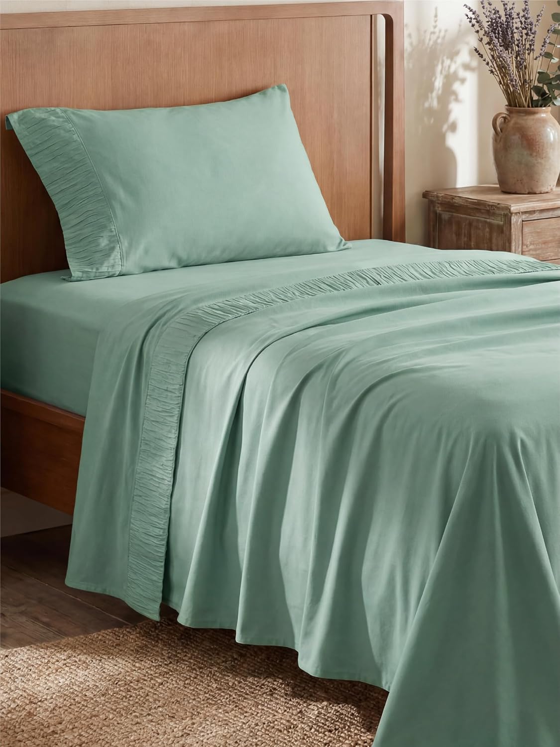 Bedsure Twin Sheets Set - 3 Pieces Soft Twin Bed Sheets - Breathable & Cooling