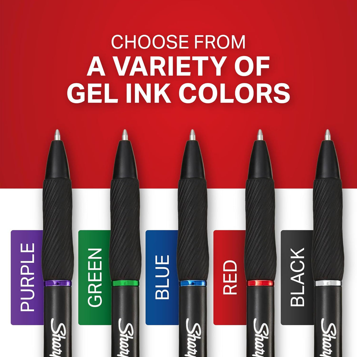Sharpie S-Gel Gel Pens, Black Barrel, Medium Point (0.7mm), Black Gel Ink, 12 Count - Home, Office, School, Journaling, Writing, Note-Taking, Teacher Supplies Father Jim Norris notebooks