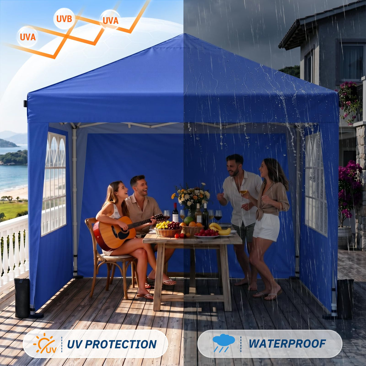 10x10 Pop Up Canopy Tent with One-Push Center Lock,Dark Gray Father Jim Norris notebooks