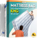 Plastic Mattress Bag for Moving Storage, King Size (1.5MIL)