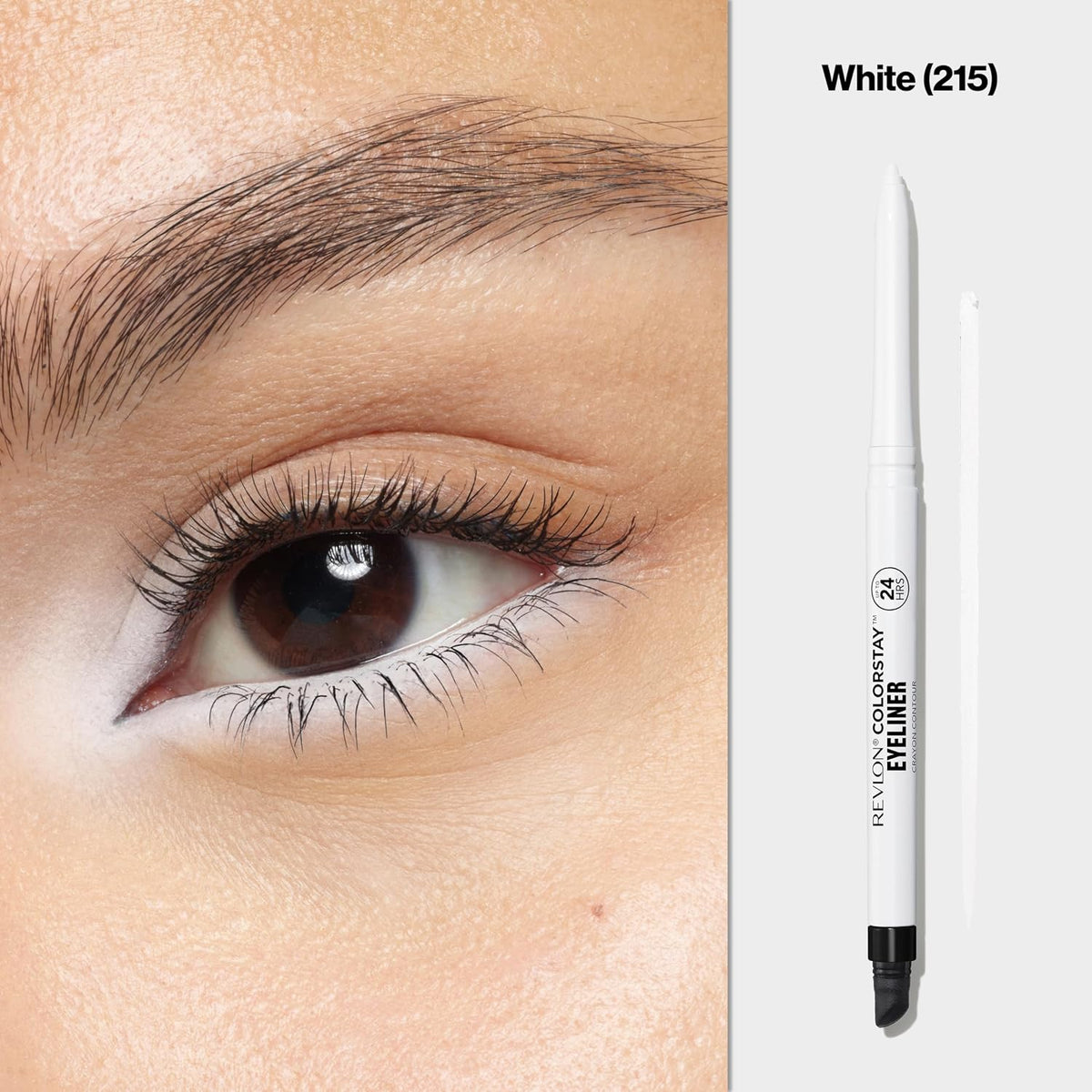 REVLON ColorStay Pencil Waterproof Eyeliner, 204 Charcoal, 0.01 oz