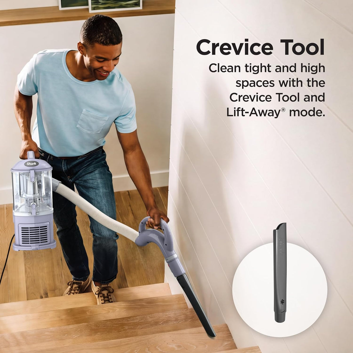 Shark Navigator Lift-Away Upright Vacuum Cleaner, HEPA, Lavender, NV352