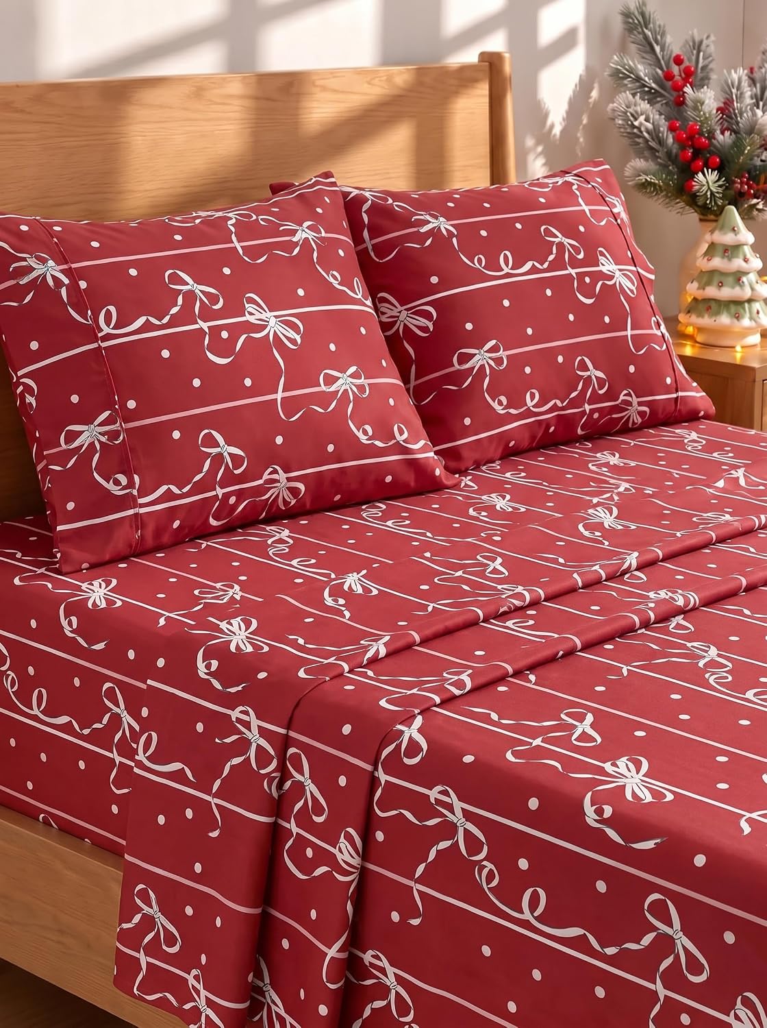 Queen Size 4 Piece Sheet Set - Breathable & Cooling Sheets - Dark Grey