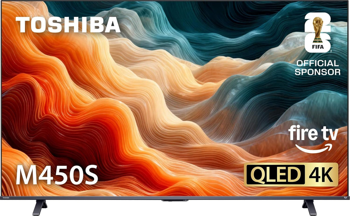 TOSHIBA 75" Class M450 Series QLED 4K UHD Smart Fire TV, Voice Remote with Alexa, Stream Live TV Without Cable Father Jim Norris notebooks