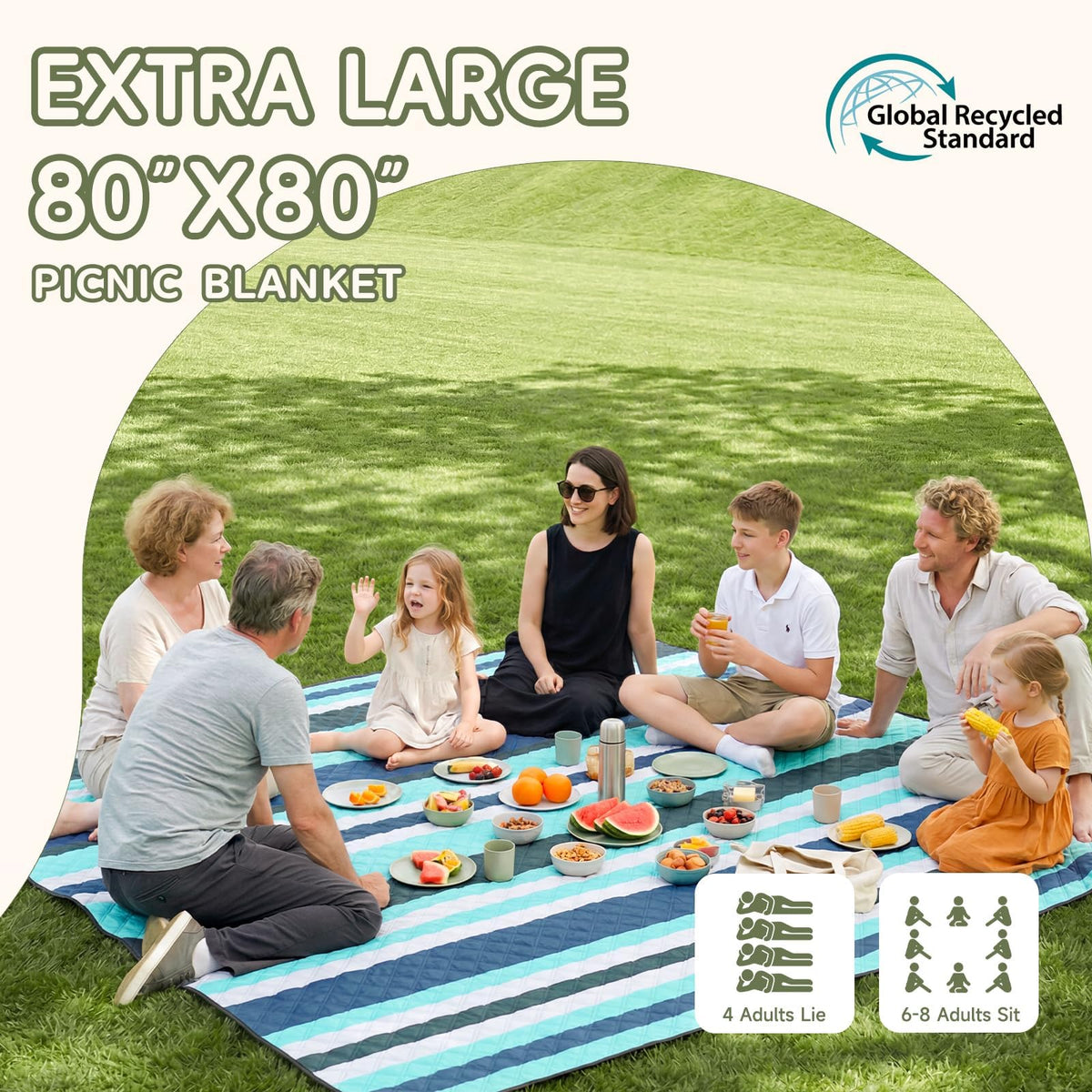 Genovega Waterproof Beach Blanket Picnic Outdoor Mat Rug Extra Large Portable Umbrella Wagon Folding Pop Tent Sun Shelter Shade Canopy Ball Cart Cool Cabana Anchor Fan Mesh Bag Tote Toallas Manta Father Jim Norris notebooks