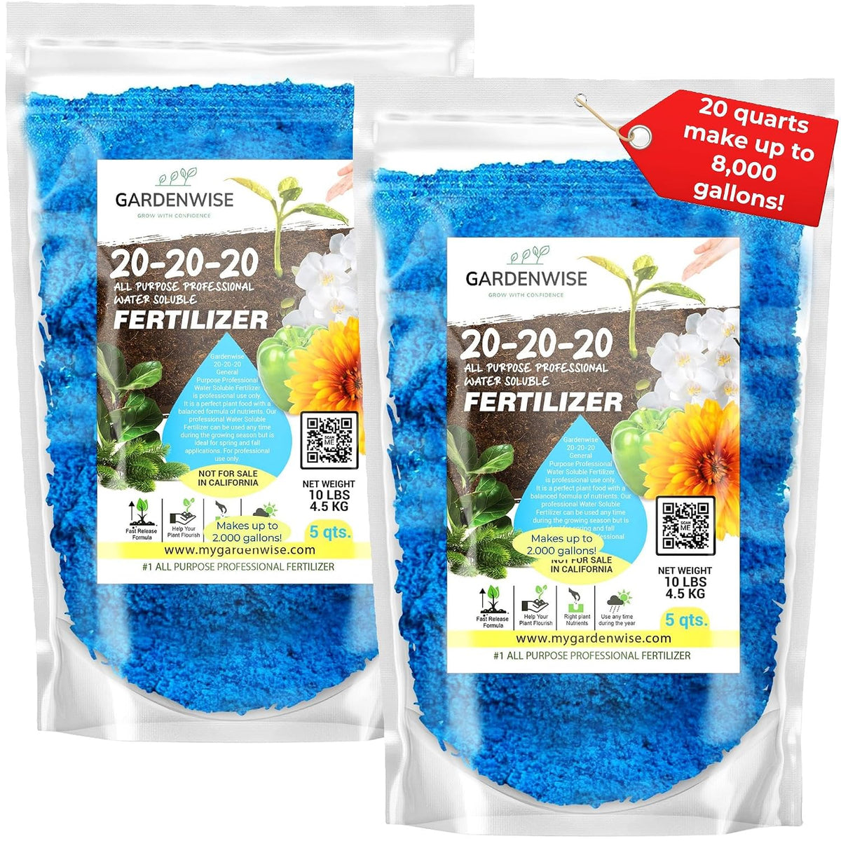 GARDENWISE 6-3-0 All-Purpose Professional Eco-Friendly Slow-Release Nitrogen Fertilizer with Iron & Calcium,Non-Burning, Enhances Soil Structure,for Indoor&Outdoor Plants,Vegetable Gardens (2 QUARTS) Father Jim Norris notebooks