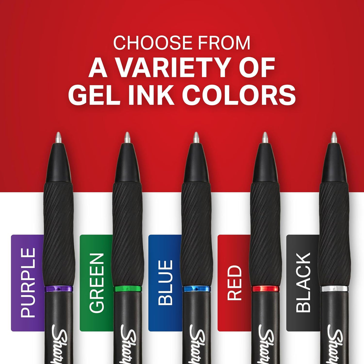 Sharpie S-Gel Gel Pens, Black Barrel, Medium Point (0.7mm), Black Gel Ink, 12 Count - Home, Office, School, Journaling, Writing, Note-Taking, Teacher Supplies Father Jim Norris notebooks