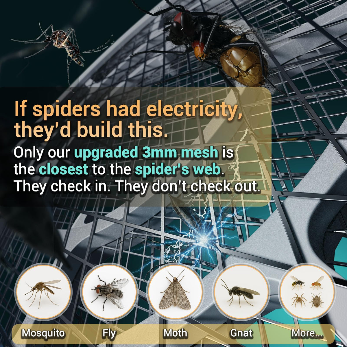 YsChois Electric Fly Swatter, Bug Zapper Companion, Mosquito Killer Racket | Gold Zone Voltage, Densest 3mm Mesh, Apple-Like Weight, AA Battery Operated (not incl) - Pro Swat Tips for Indoor & Outdoor Father Jim Norris notebooks