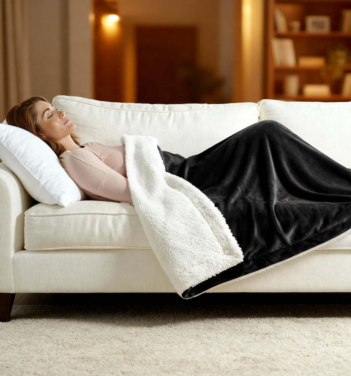 GENIANI XXL Heating Pad for Back Pain & Menstrual Pain Relief, Electric Throw Auto Shut Off,