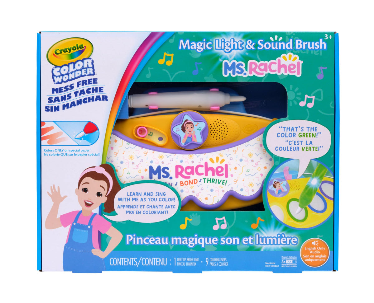 Crayola Color Wonder Magic Light Brush, Mess Free Painting for Kids, Age 3+