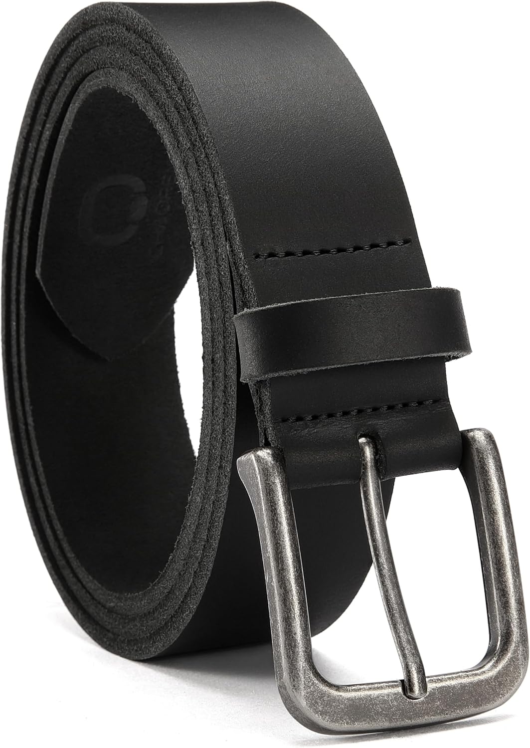 CHAOREN Mens Belts Leather 35mm for Jeans - Tough at Work, Sharp Daily