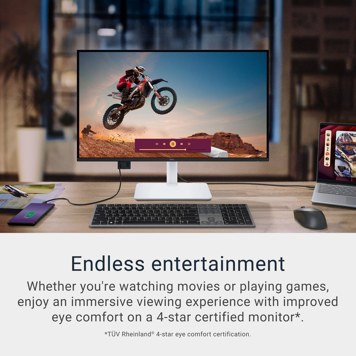 Dell 32 Monitor S3225QS, 4K UHD VA, 120Hz, FreeSync Premium, Eye Comfort Father Jim Norris notebooks