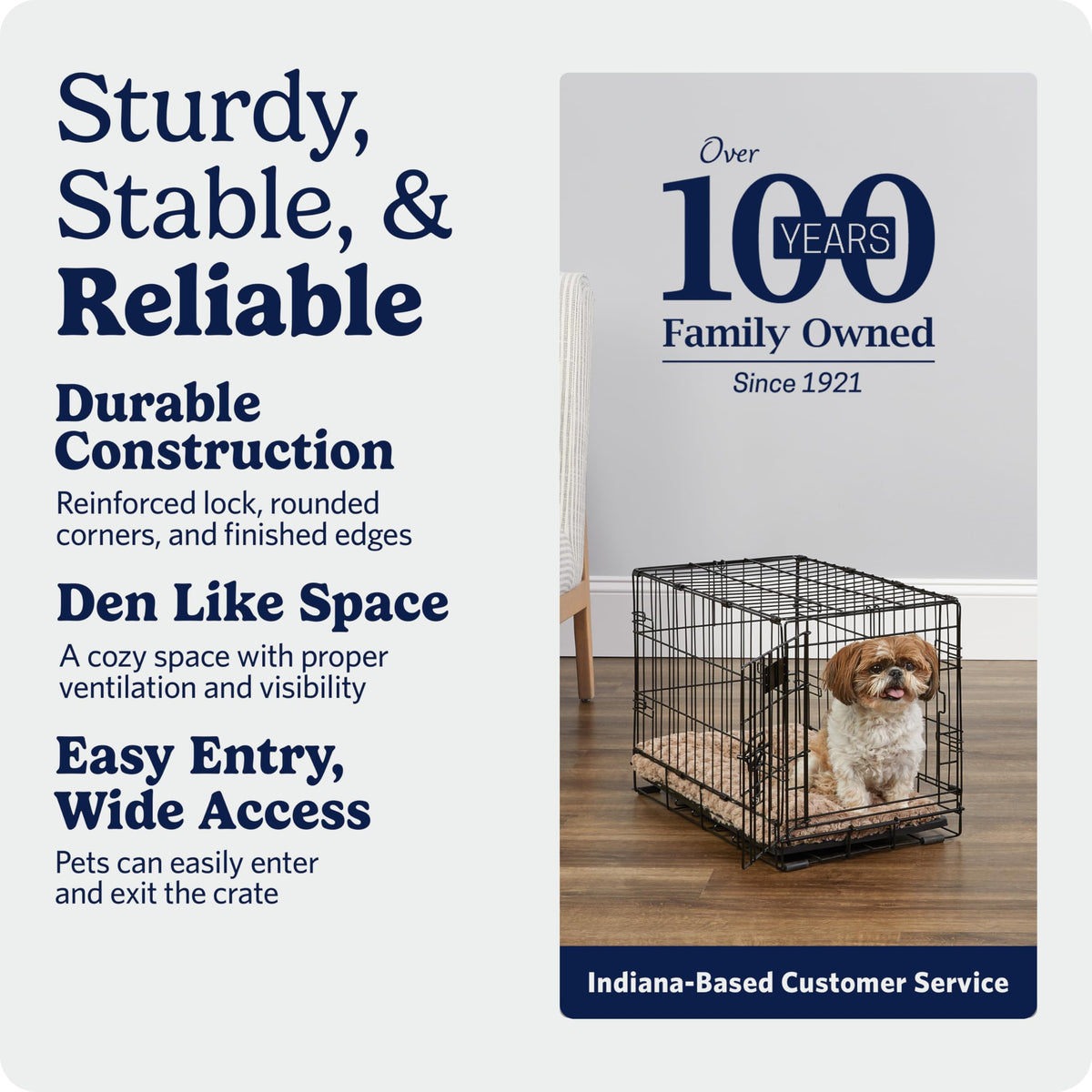 Midwest 36-Inch Single Door iCrate, for Medium-Large Breeds, 41-70 lbs