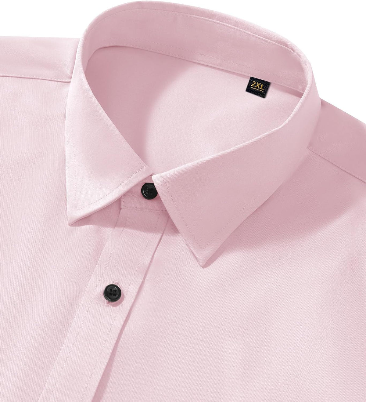 Men’s Wrinkle Free Dress Shirts Regular Fit Long Sleeve Non Iron Business Casual Wedding Stretch Button Down Shirt